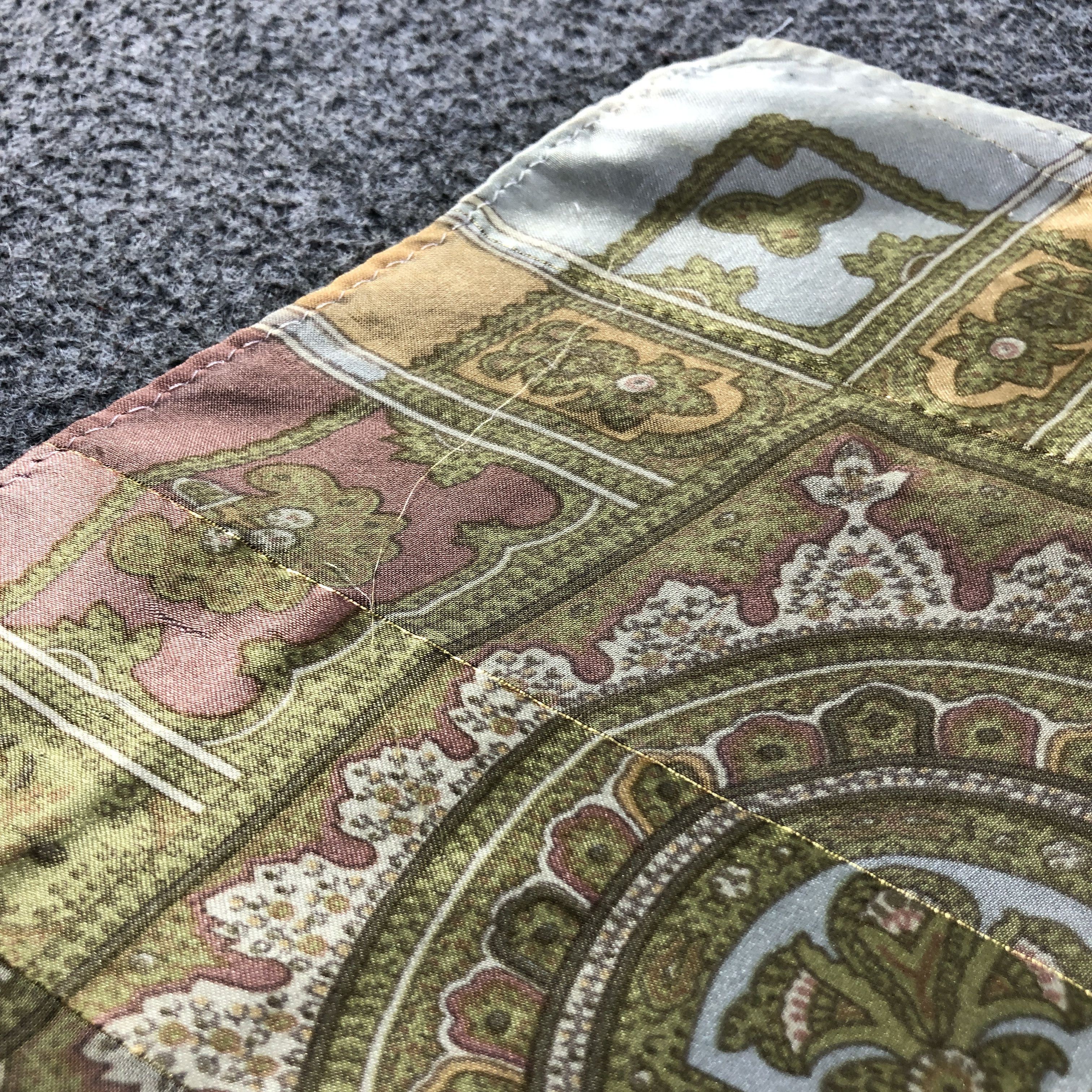 Vintage Philippe V Paisley Luxury Silk Scarf M1033 Size ONE SIZE - 8 Thumbnail