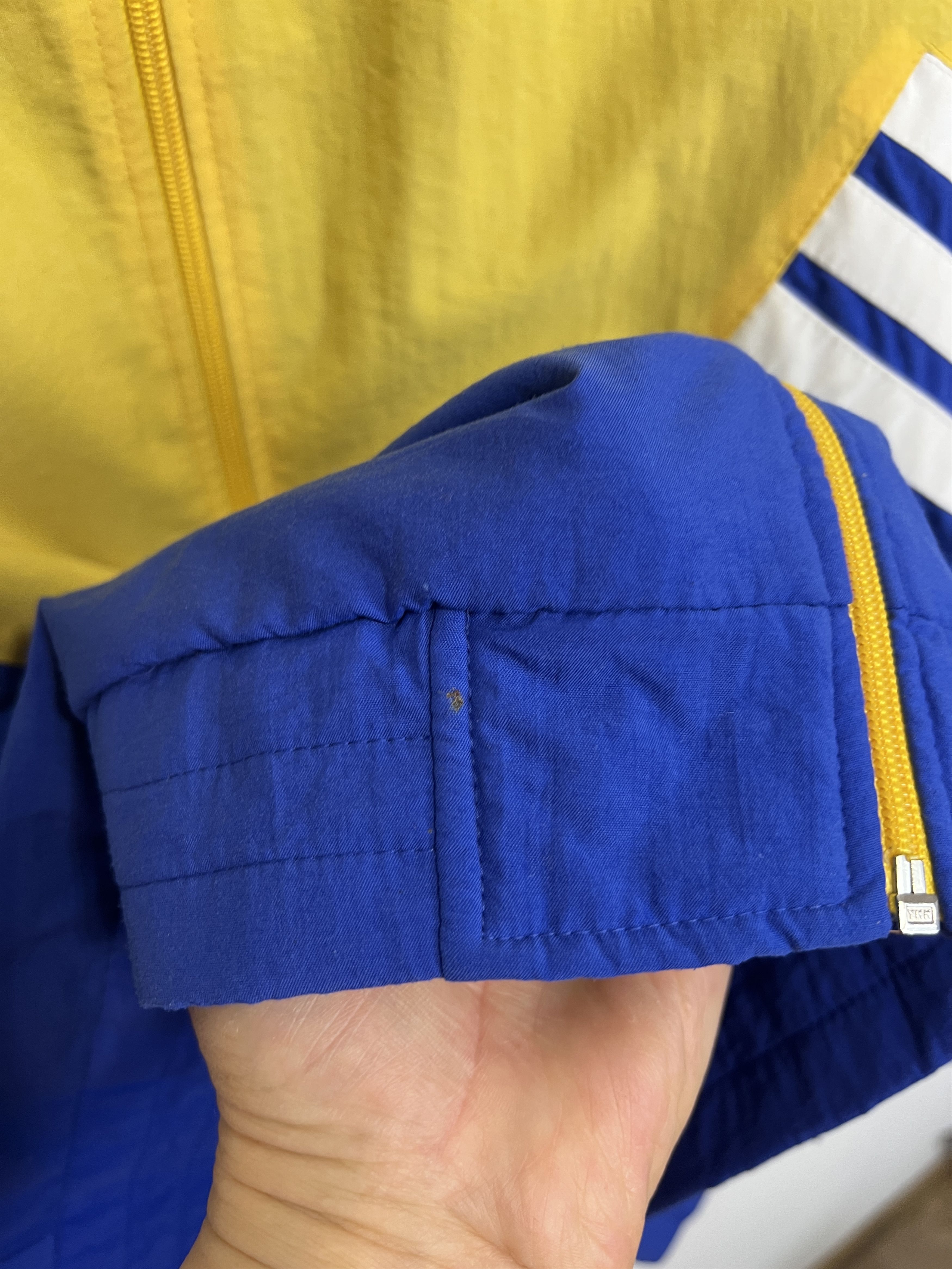 Adidas Vintage Sweden Double Sided Jacket Soccer Track Top Rare Size US L / EU 52-54 / 3 - 6 Thumbnail