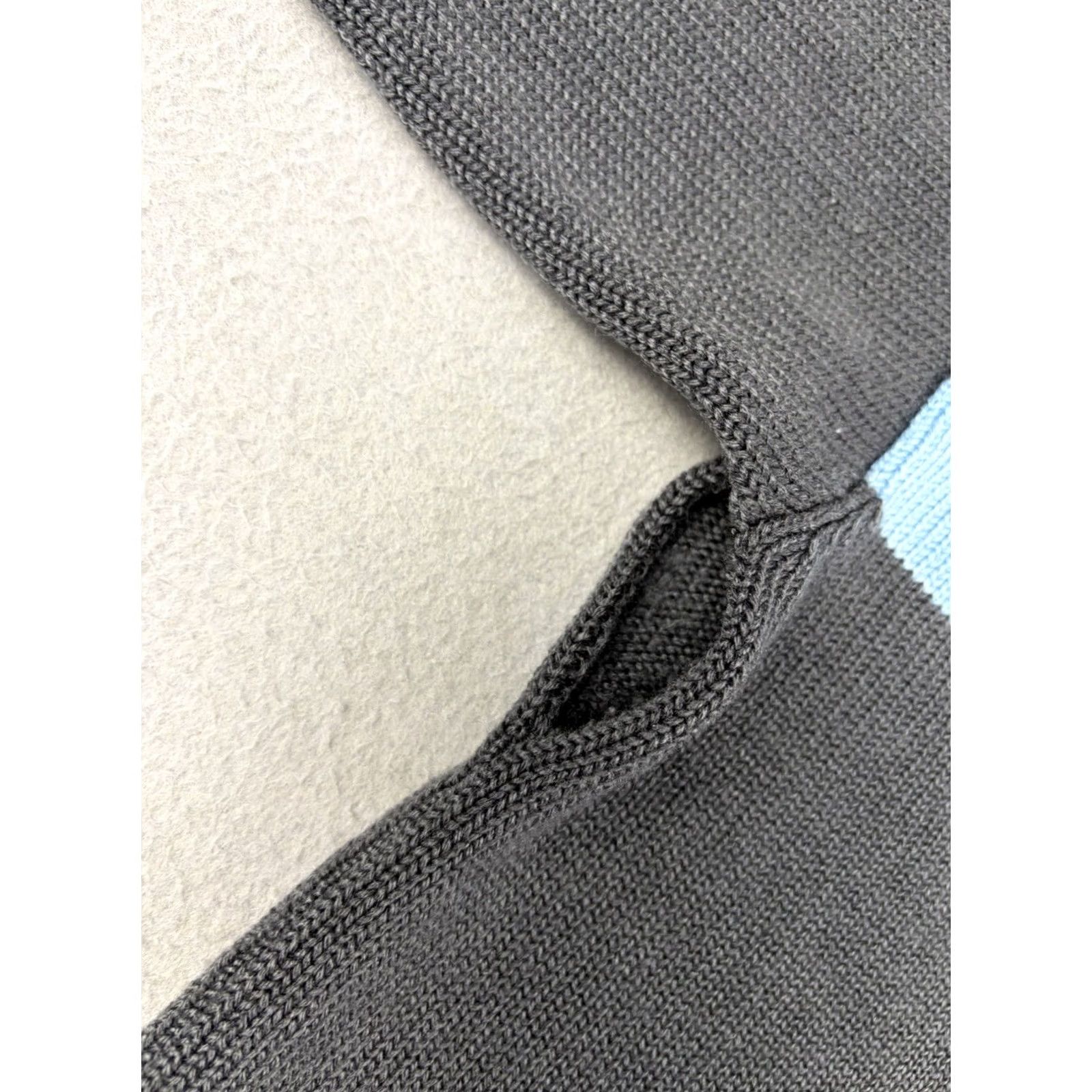 Vintage VINTAGE Split Skateboard Sweater Men’s XL Gray Knit Pullover Crew Neck Striped Tight-Knit 90s Skate Mens Size US XL / EU 56 / 4 - 4 Thumbnail