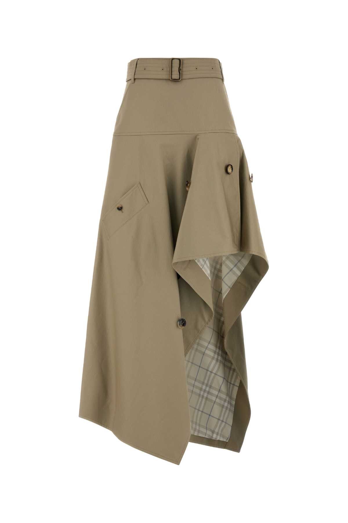 Cappuccino Gabardine Skirt, Women's (Size 27)