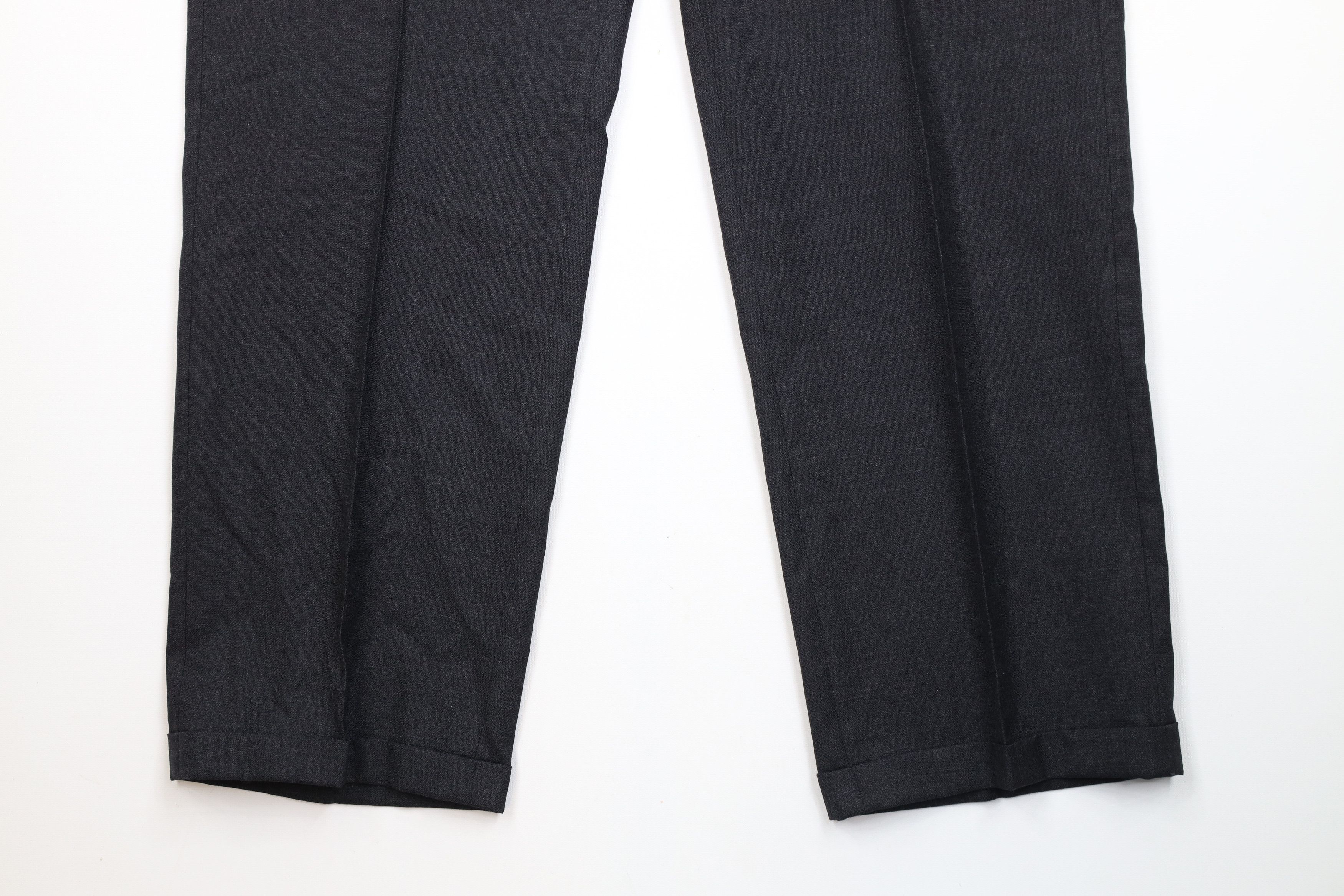 Vintage Vintage 90s Streetwear Wide Leg Chino Pants Charcoal Gray Size US 36 / EU 52 - 4 Thumbnail