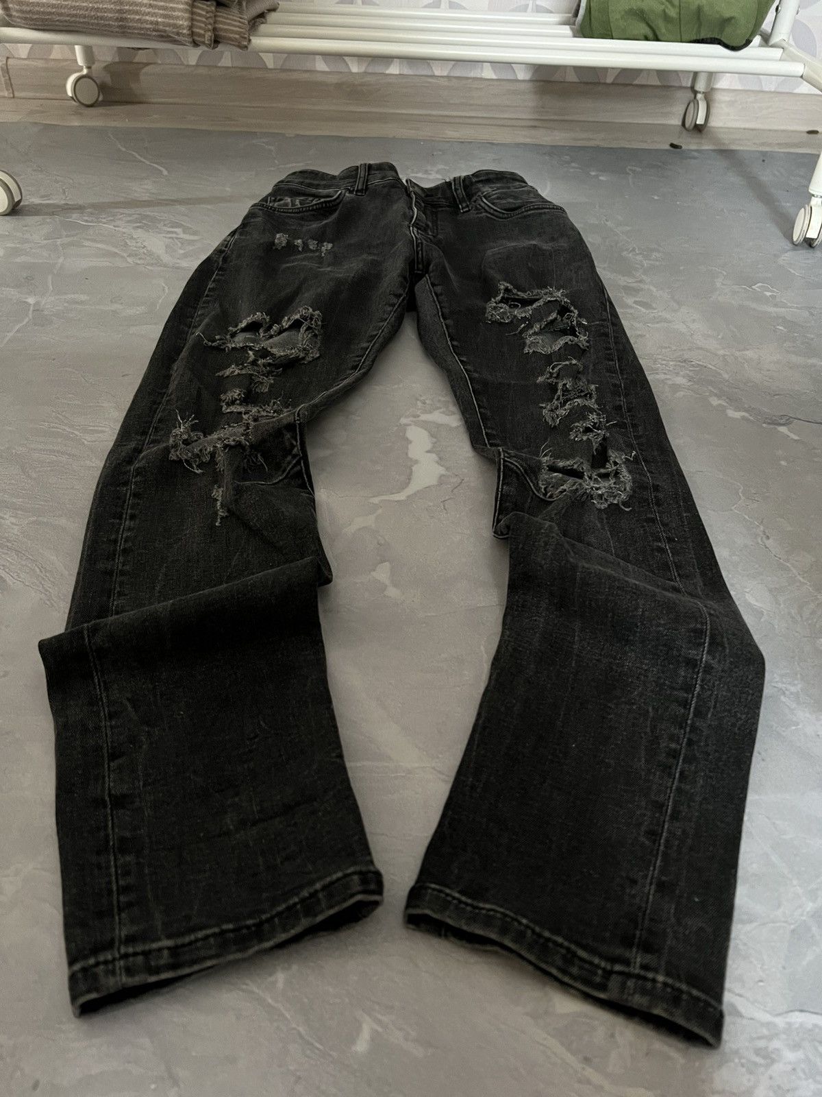 Japanese Brand Destroyed Japan Grunge / Undercover Style 90 / Archive Dark Size US 33 - 1 Thumbnail