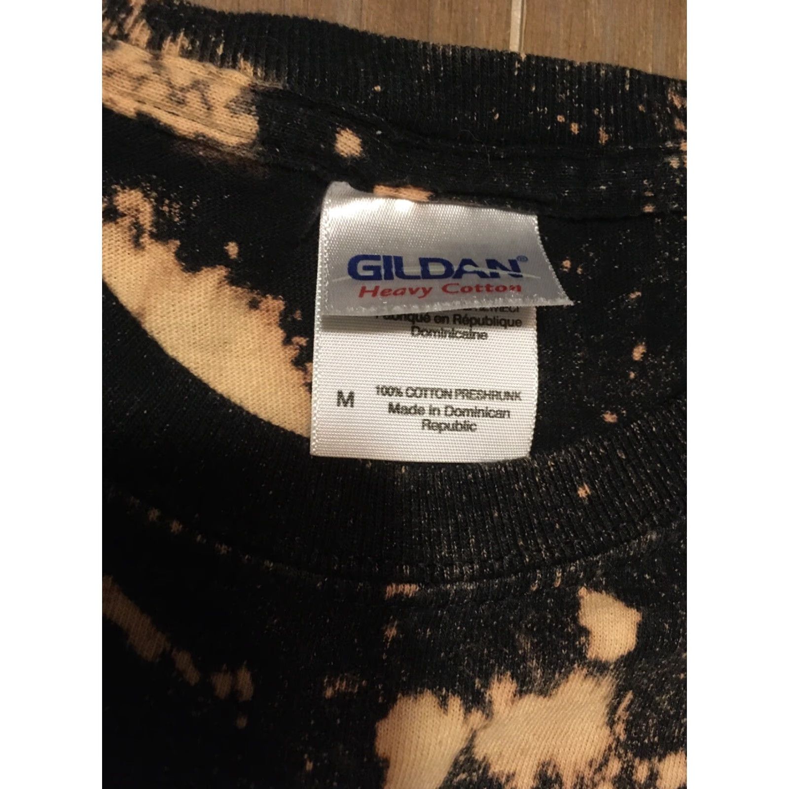 Gildan Bob Marley Mens Lion All Over Print T Shirt Black Size M Reggae Tee Tie Dye Short Sleeve Crew Neck Graphic Tee Pattern Animal Print Mens Reggae Size US M / EU 48-50 / 2 - 3 Thumbnail