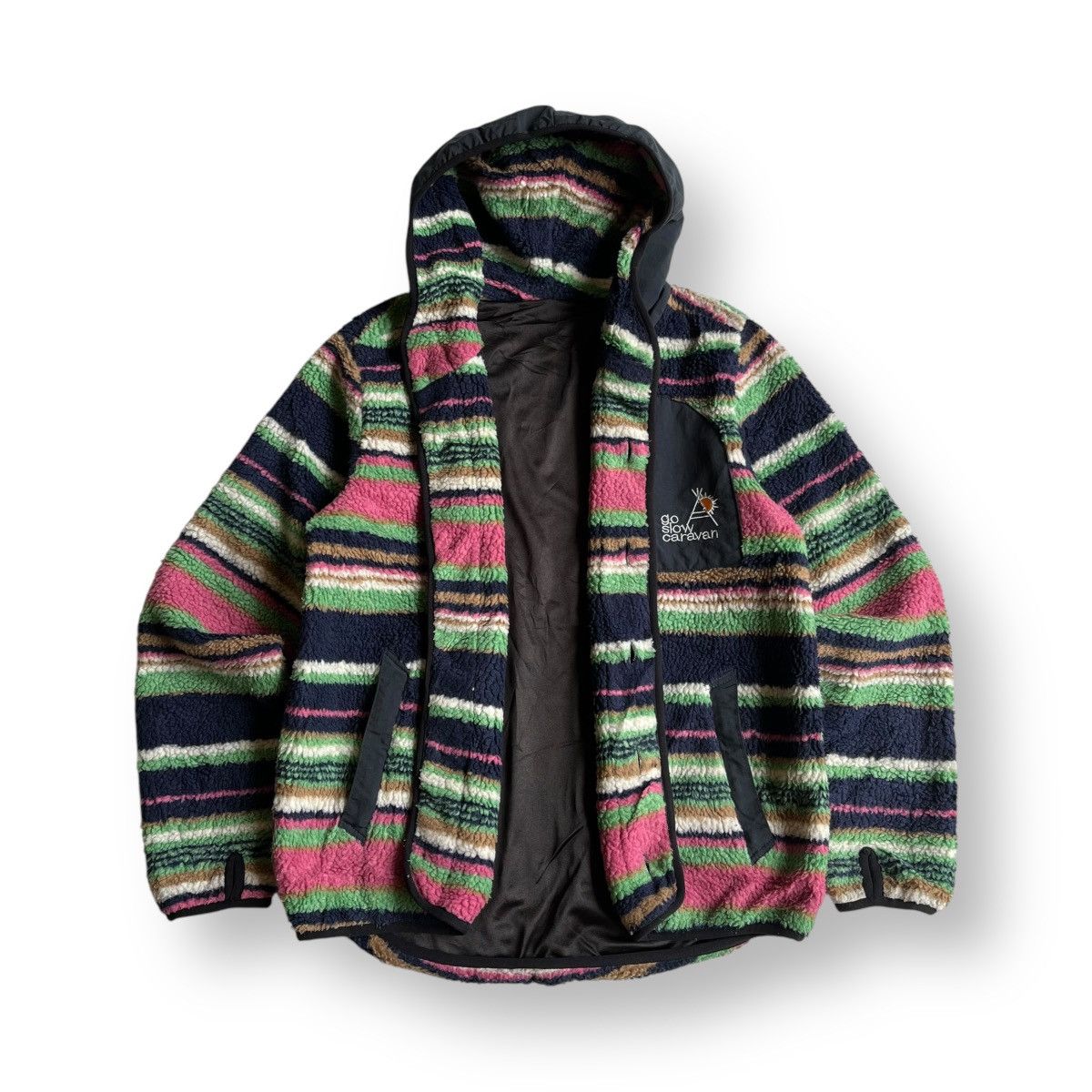 go slow caravan Go Slow Caravan Fleece Button Up Hoodie Size US M / EU 48-50 / 2 - 2 Thumbnail
