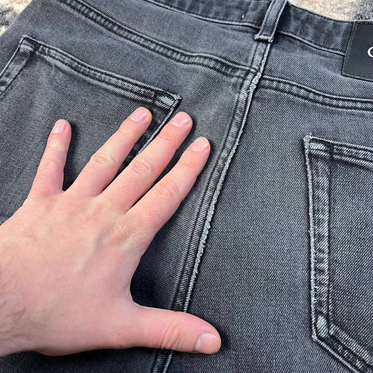 Calvin Klein Calvin Klein Tapeted Fit Grey Denim Jeans Streetwear Style Size US 30 / EU 46 - 5 Thumbnail