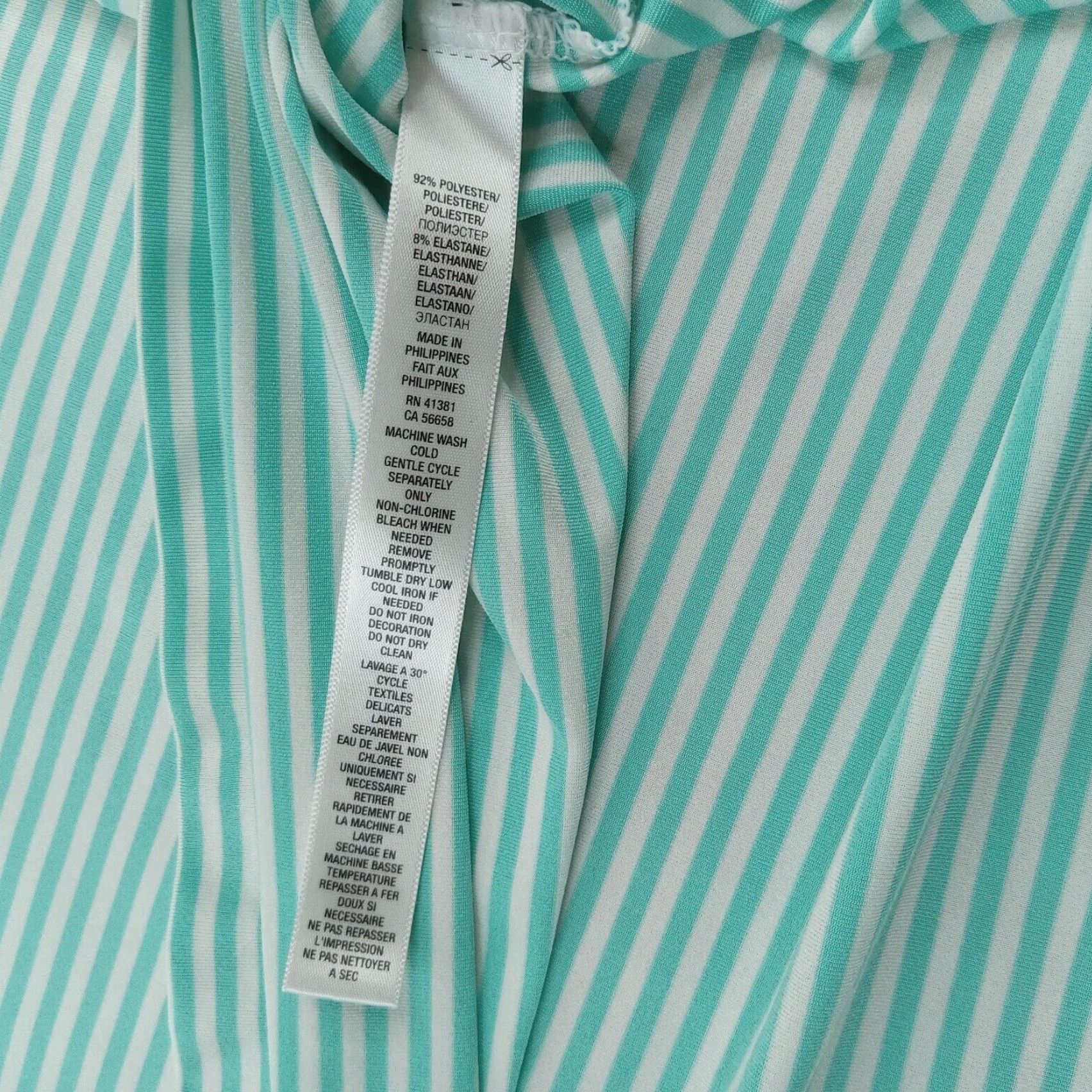 Ralph Lauren Ralph Lauren RLX Polo Golf Shirt Mens Extra Large Blue White Striped Stretch Size US L / EU 52-54 / 3 - 7 Thumbnail
