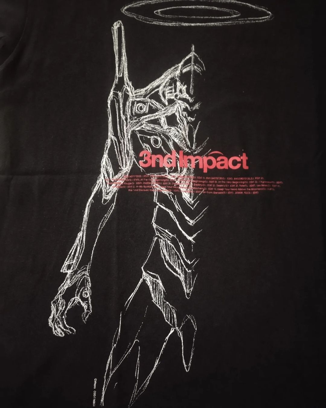 Anime × Japanese Brand Evangelion 3nd Impact Movie Official Anime Tees Size US M / EU 48-50 / 2 - 2 Thumbnail