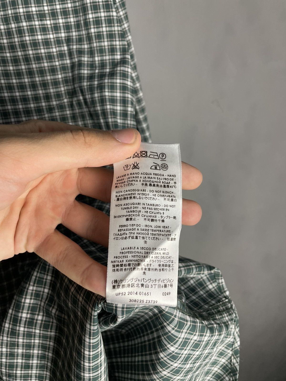 Gucci Gucci Plaid Check Formal Shirt 40 size Italy Size US M / EU 48-50 / 2 - 7 Thumbnail