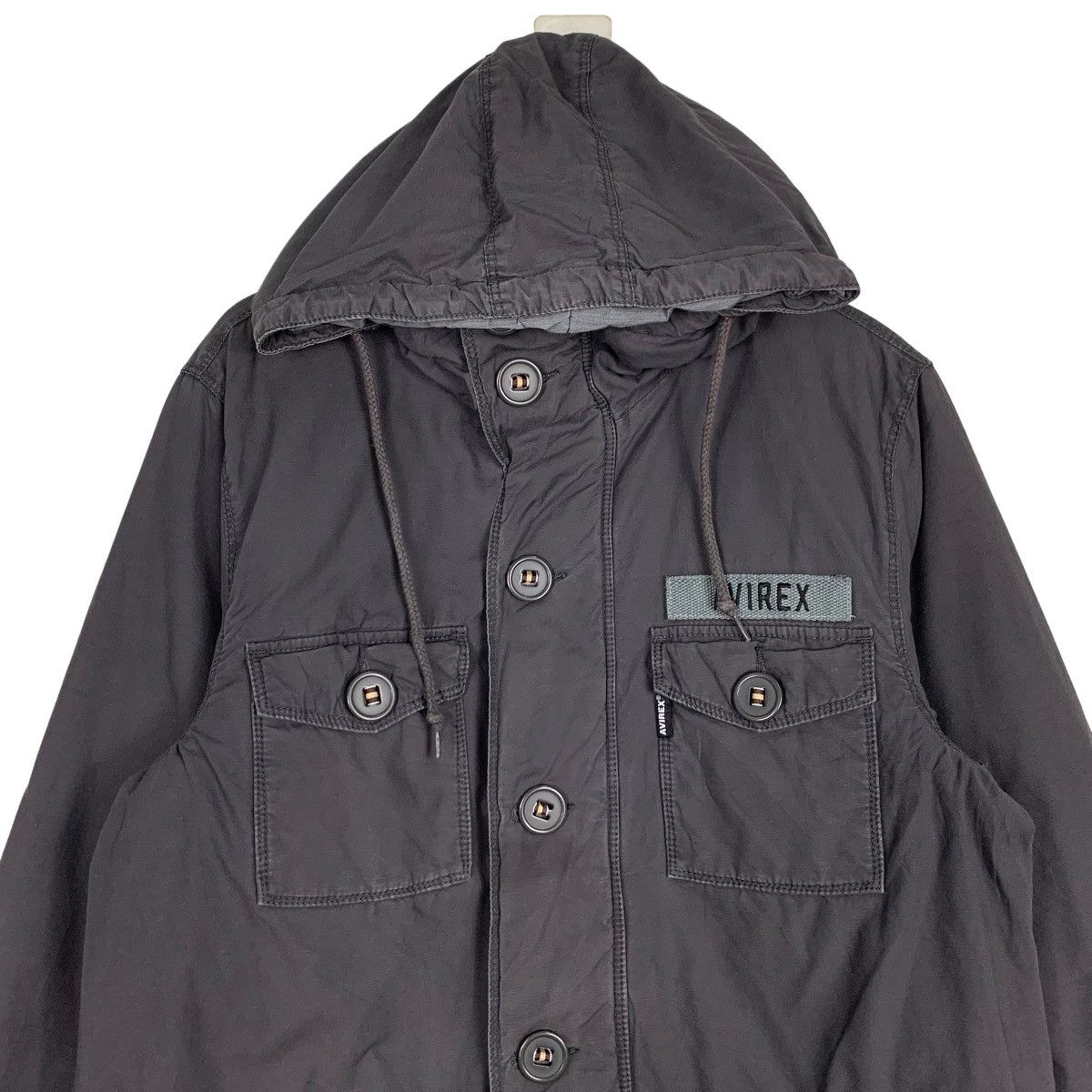 Avirex AVIREX Four Pocket Army Style Hooded Parka Jacket #0035-C3 Size US XL / EU 56 / 4 - 3 Thumbnail