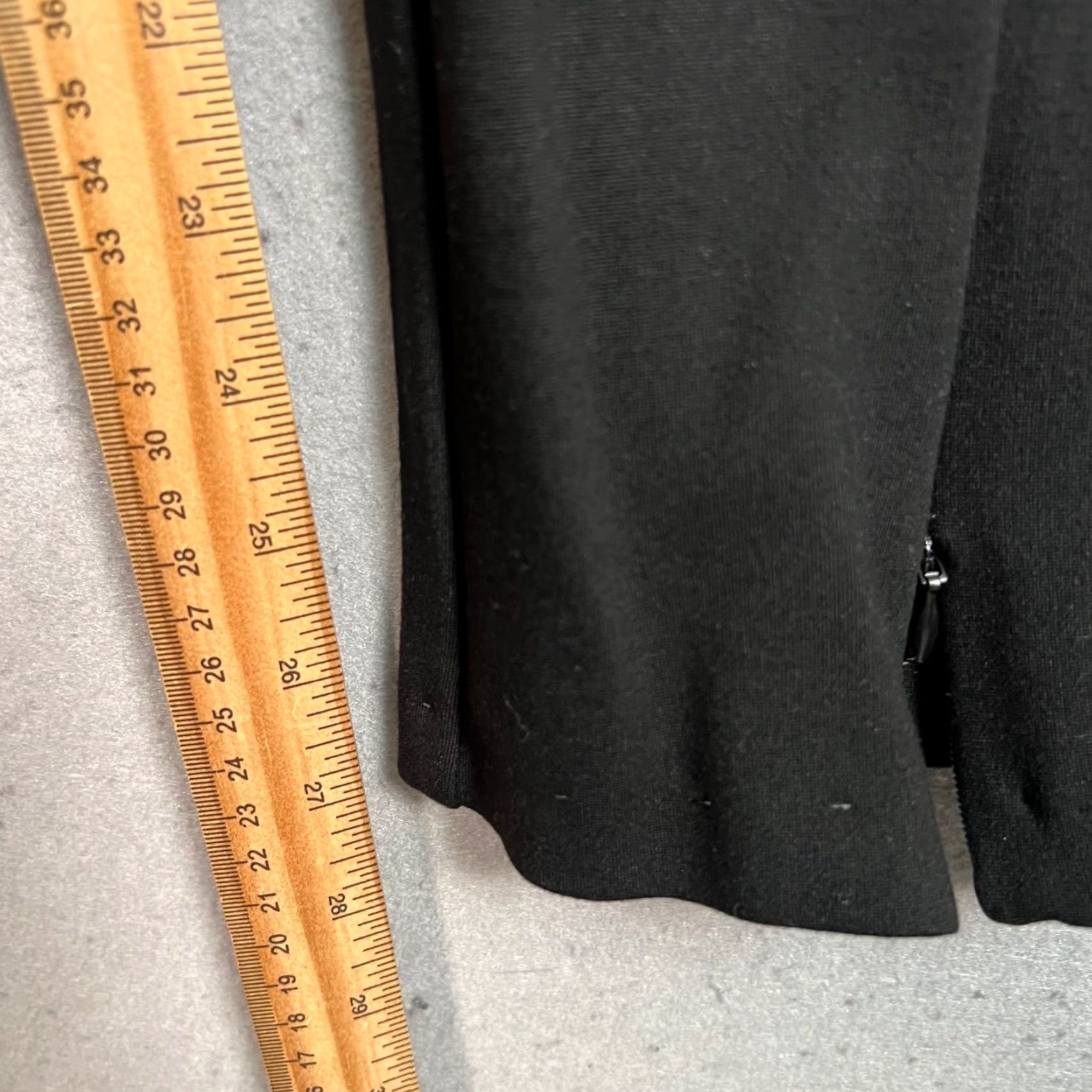J.Crew J.CREW Womens Small Black Flare Leg Pants Ankle Slit Italian Fabric Pants Womens Small Black Flare Leg Ankle Slit Italian Fabric Size 28" / US 6 / IT 42 - 7 Thumbnail