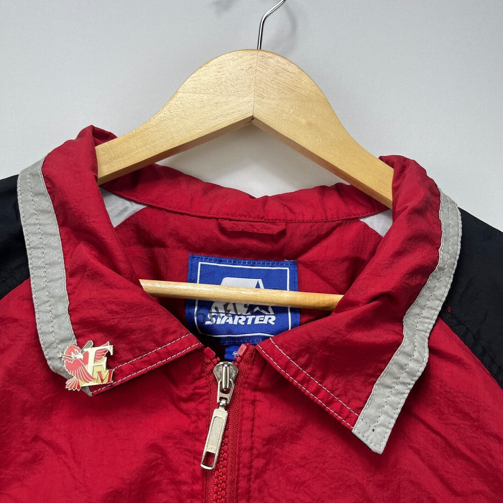 Starter × Vintage Vintage 90s Starter Fargo-Moorhead FM RedHawks Jacket 2XL Size US XXL / EU 58 / 5 - 8 Thumbnail