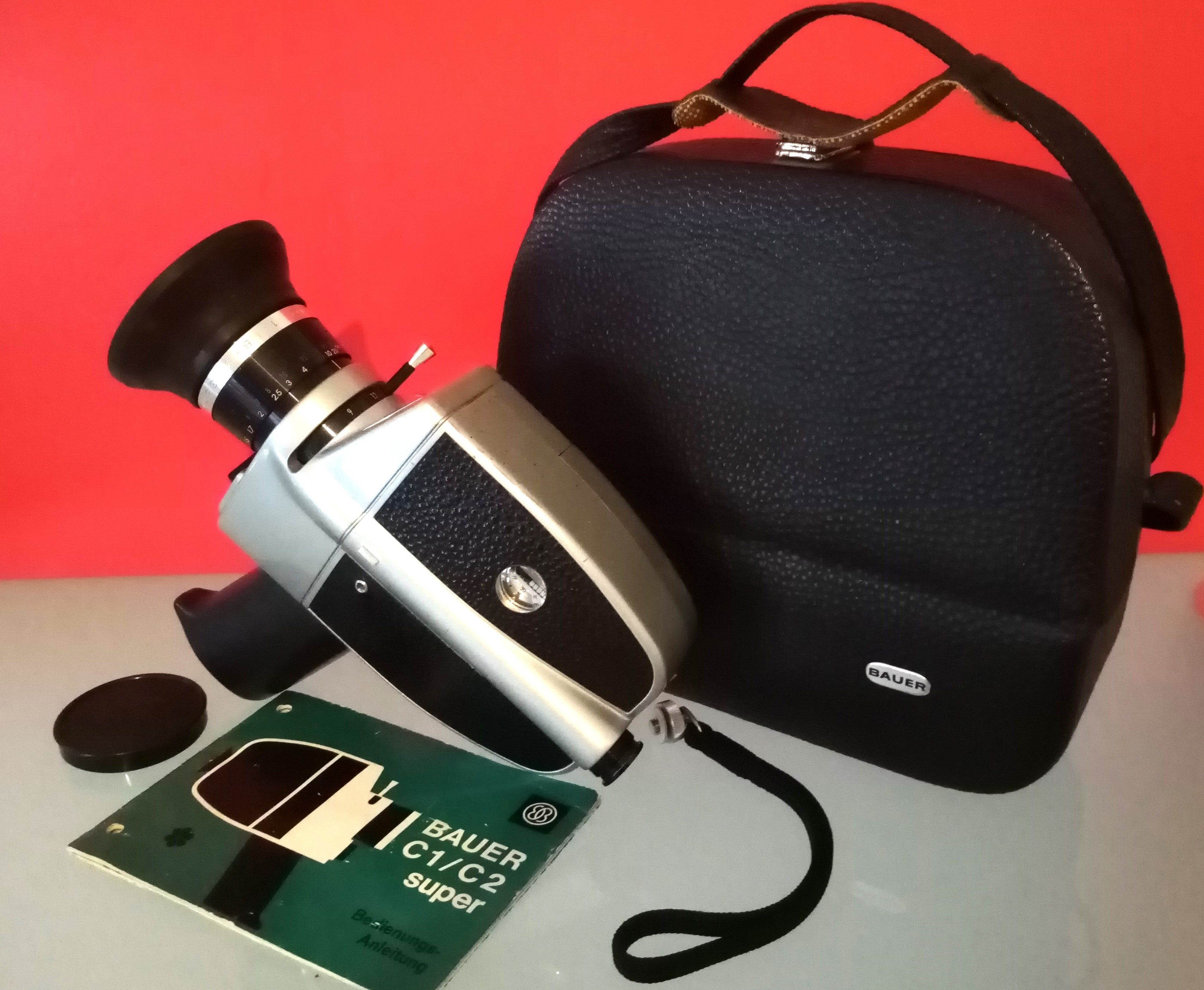 Vintage Vintage Bauer C 1. Super 8 Movie Camera & Original Case / Size ONE SIZE - 4 Thumbnail