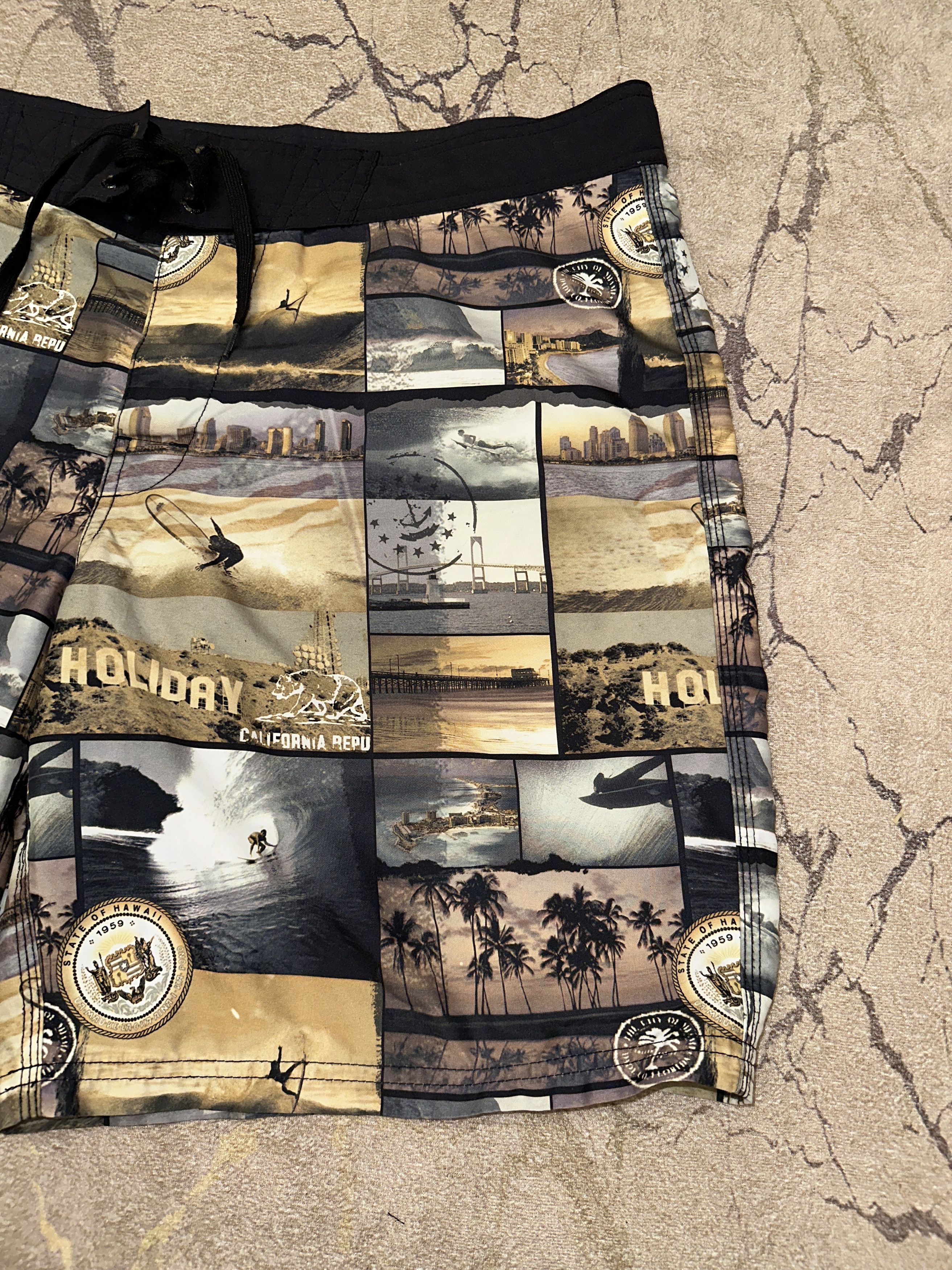 Sundek Sundek 36 California Beach Shorts Trunks BathSuit Size 36 Size US 36 / EU 52 - 9 Thumbnail