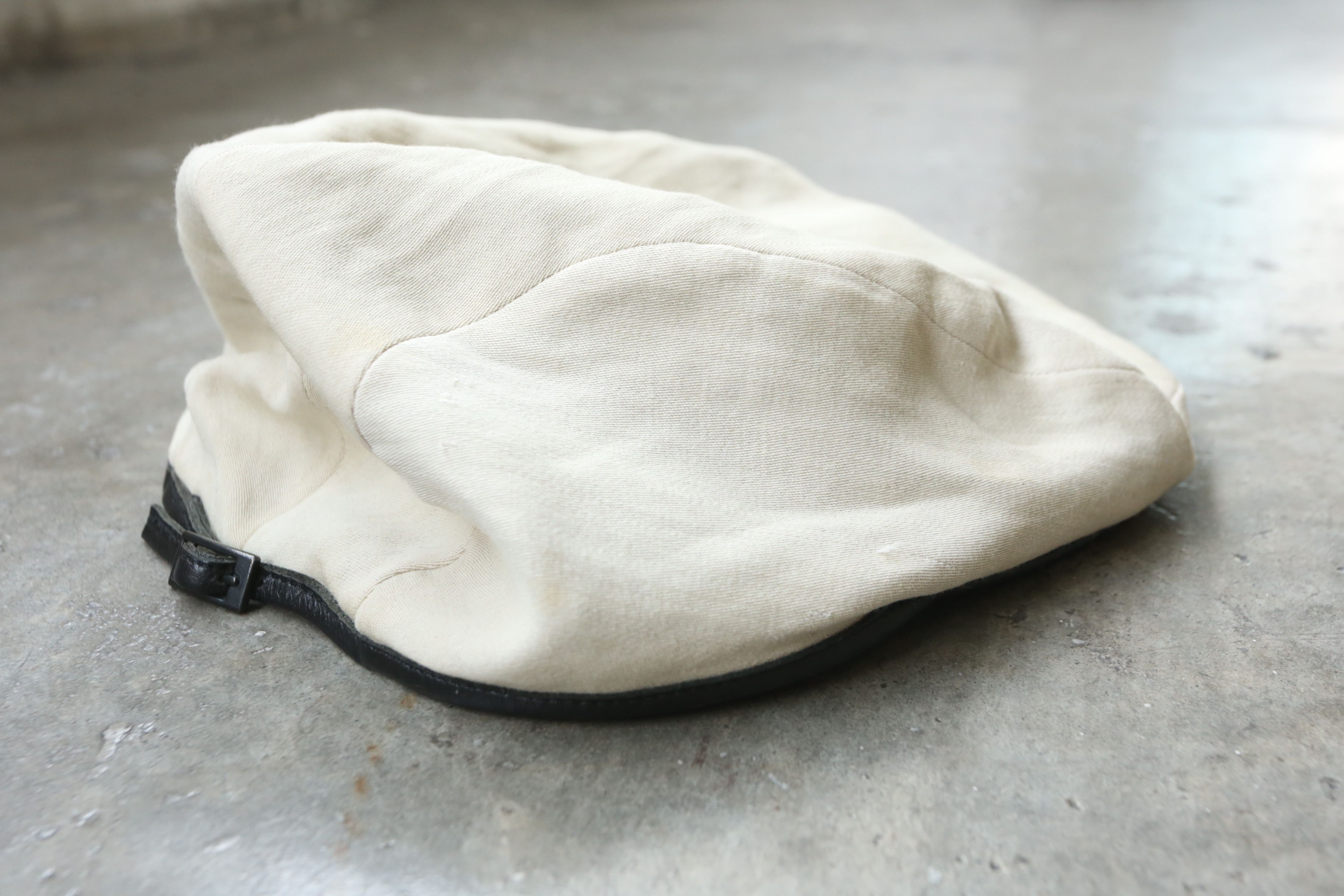 Yohji Yamamoto Yohji Yamamoto - S/S 09 - Leather-Trim Beret Size ONE SIZE - 4 Thumbnail