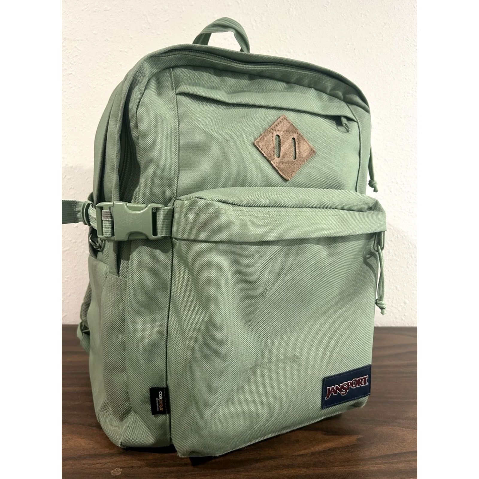 Jansport JanSport Main Campus Fx Backpack Cordura Green Laptop Sleeve Pocket Loden Frost Size ONE SIZE - 2 Thumbnail