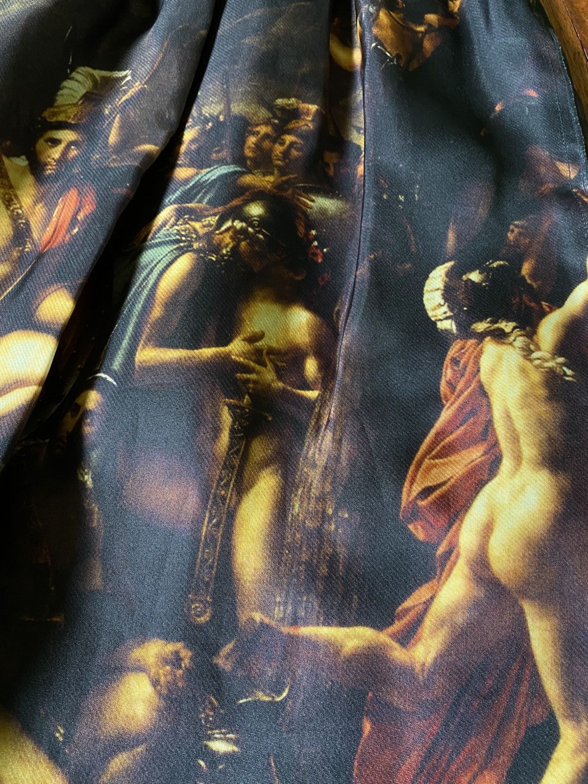 Dolce & Gabbana Alta Moda 2019- D&G- Leonidas at Thermopylae Print Skirt Size 27" / US 4 / IT 40 - 7 Thumbnail