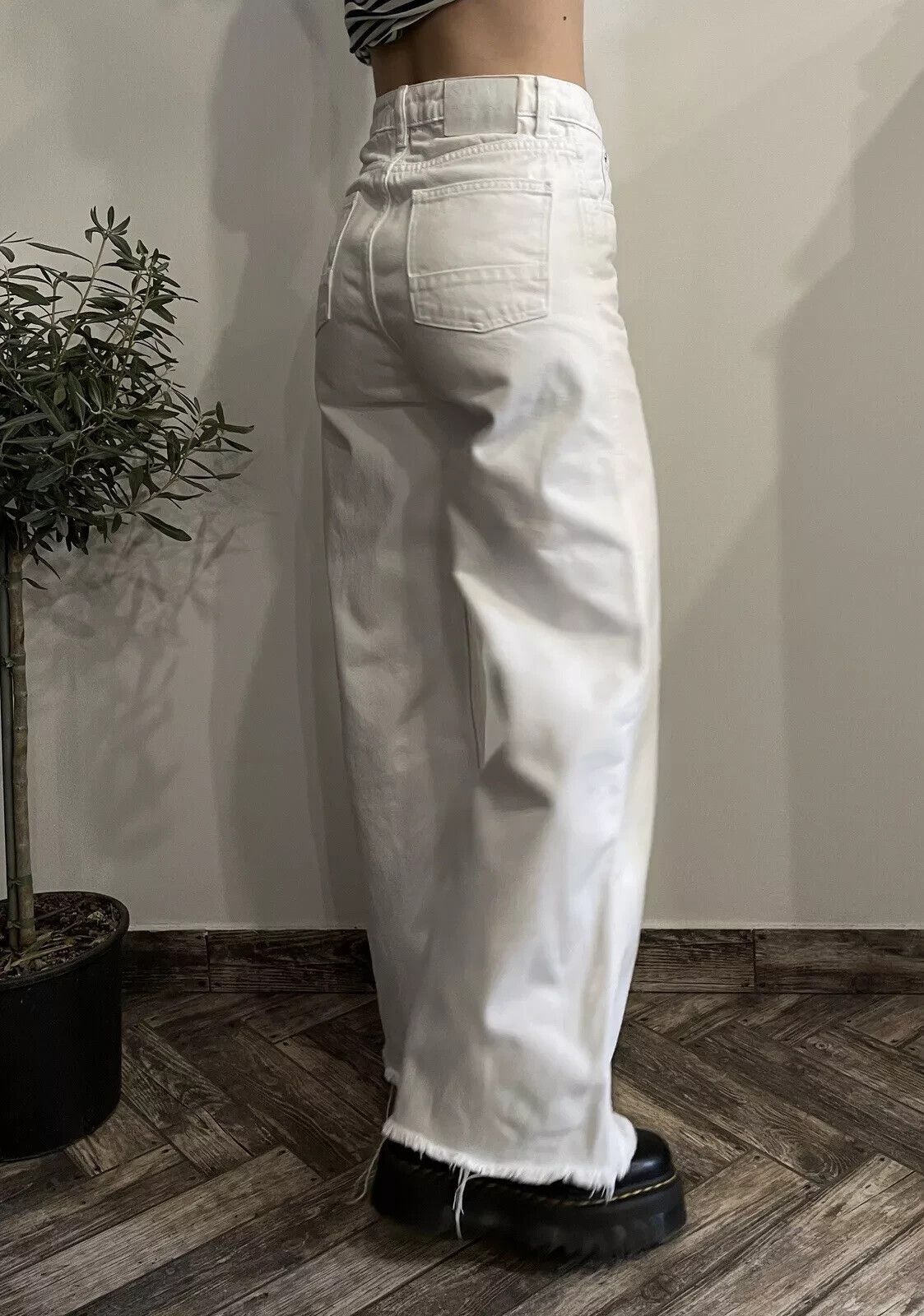 Sandro SANDRO Womens Jeans Pants Flared High Waist Wide Leg Size 36 Size 26" / US 2 / IT 38 - 10 Thumbnail
