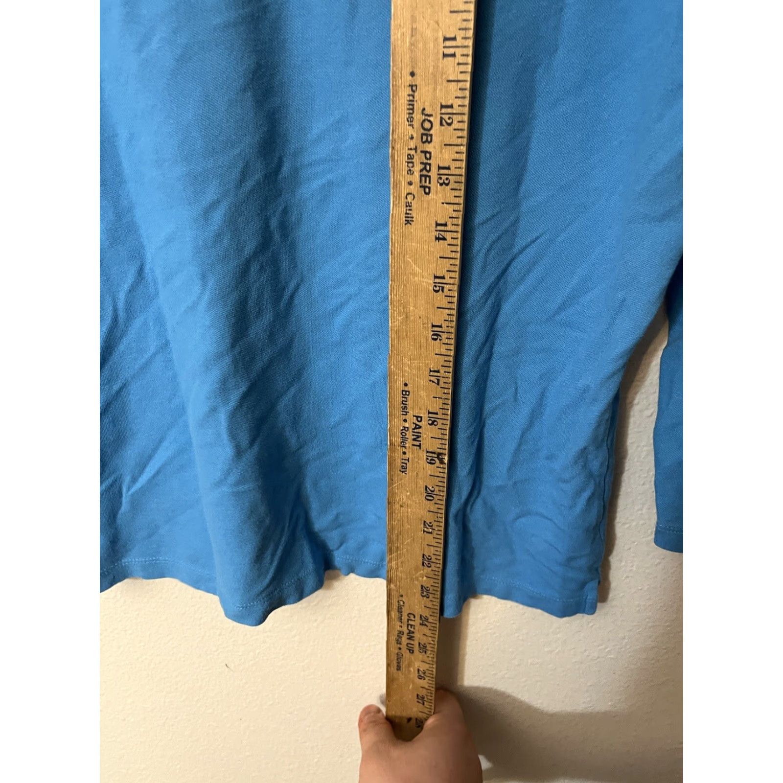 Talbots Talbots Women's 3/4 Sleeve knit Polo Top Blue Size M Size M / US 6-8 / IT 42-44 - 4 Thumbnail