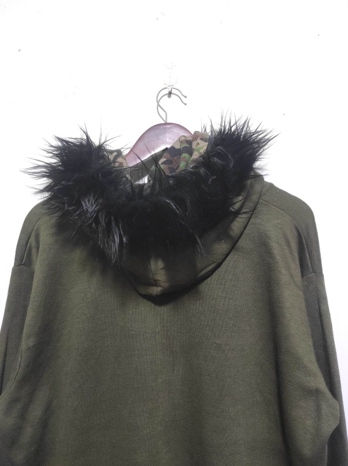 Japanese Brand Rimaster Camo zip fur hoodie ifsix LGB style Size US L / EU 52-54 / 3 - 11 Thumbnail