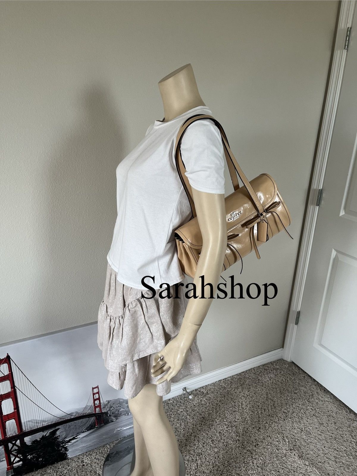 Coach Coach Bridget Flap Shoulder Bag With Bows Size ONE SIZE - 6 Thumbnail