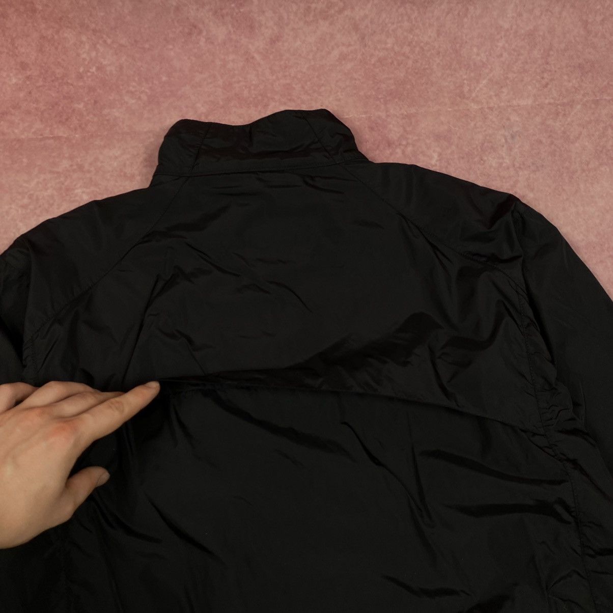 Ralph Lauren Black Label Ralph Lauren Black Label Nylon Jacket Lambskin Leather Size US XL / EU 56 / 4 - 12 Thumbnail