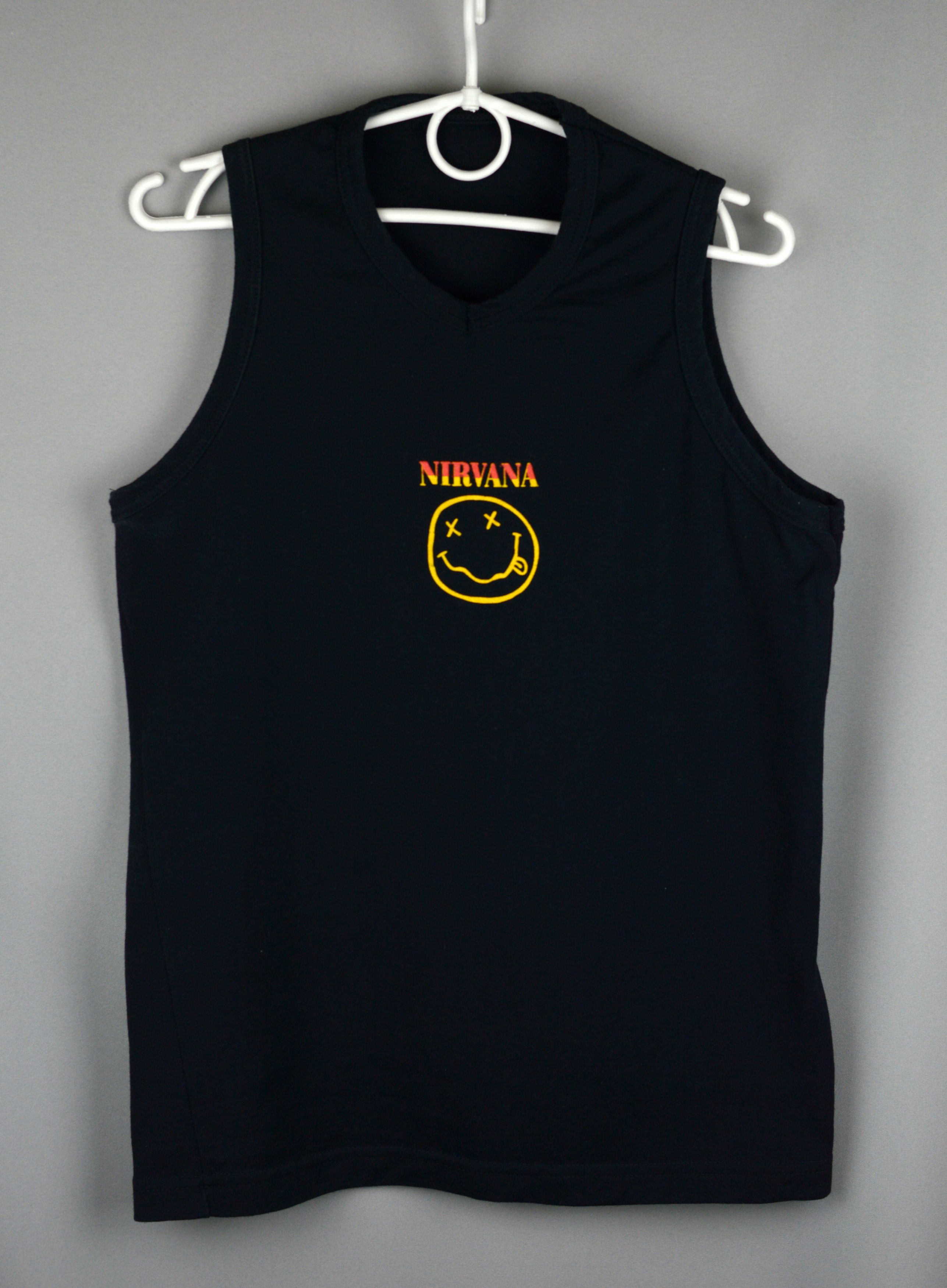 Band Tees × Nirvana × Vintage Vintage Nirvana 90s tank top Size US M / EU 48-50 / 2 - 2 Thumbnail
