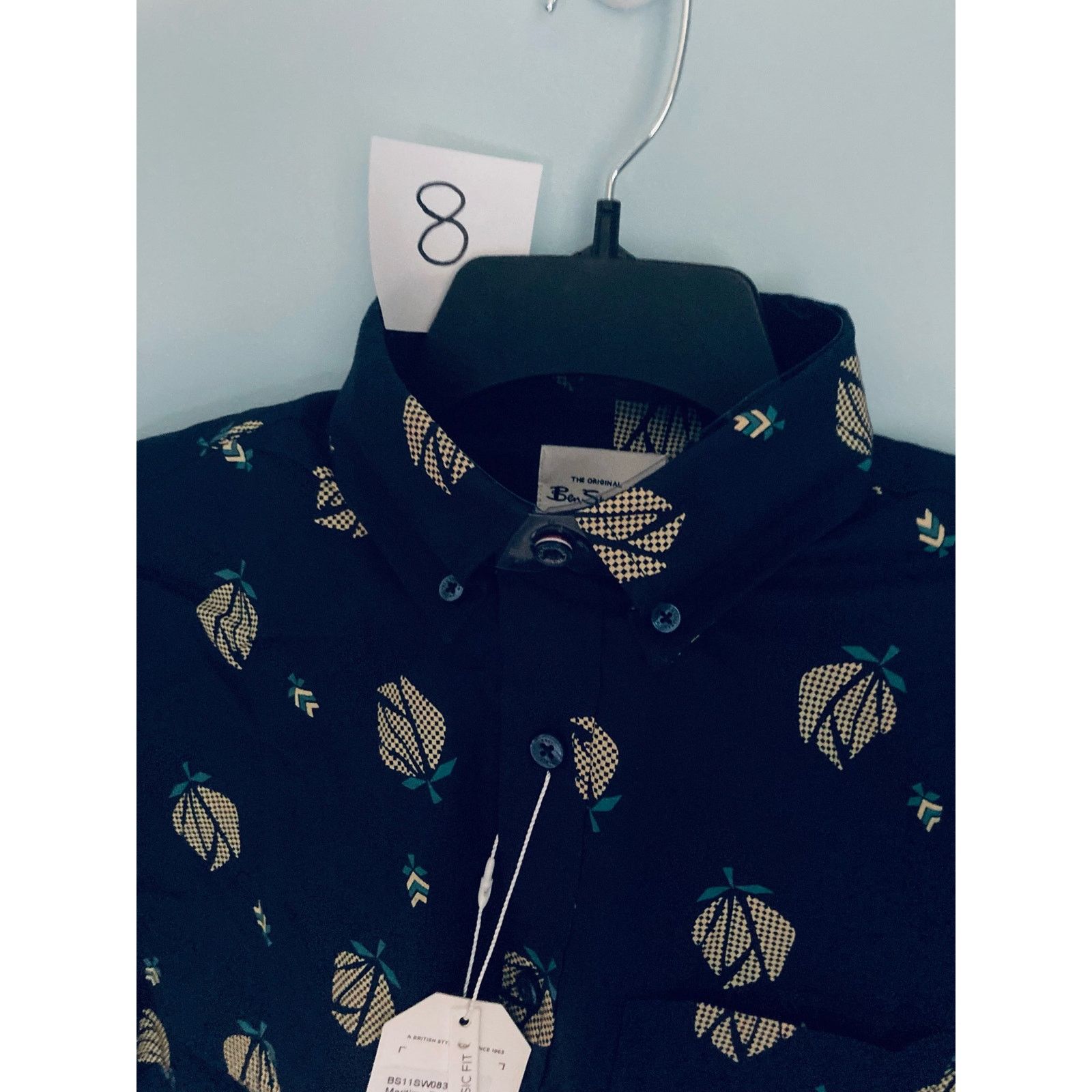 Ben Sherman Ben Sherman Button Up Short Sleeve Shirt Small Classic Fit Size US S / EU 44-46 / 1 - 9 Thumbnail