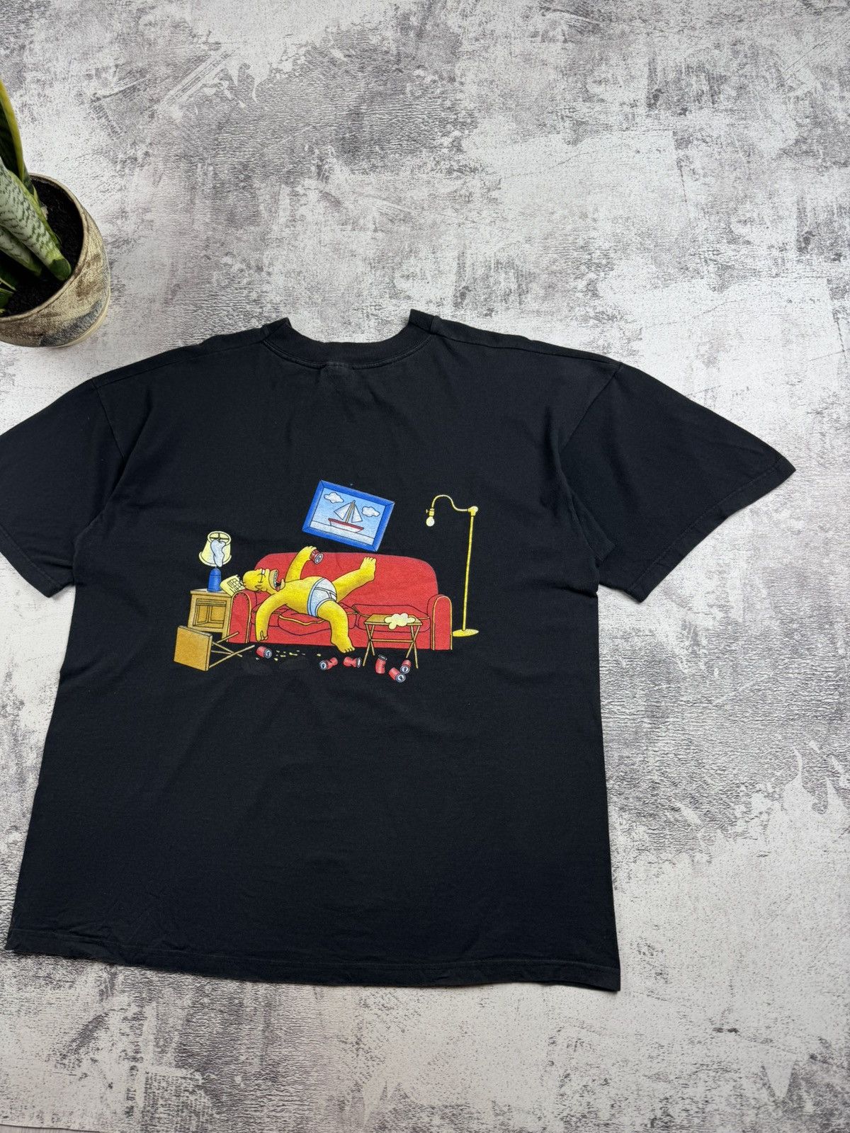 The Simpsons The Simpson Matt Groening Vintage Movie Cartoon 1998 Merch Men’s XLT Shirt Tee Size US XL / EU 56 / 4 - 12 Thumbnail