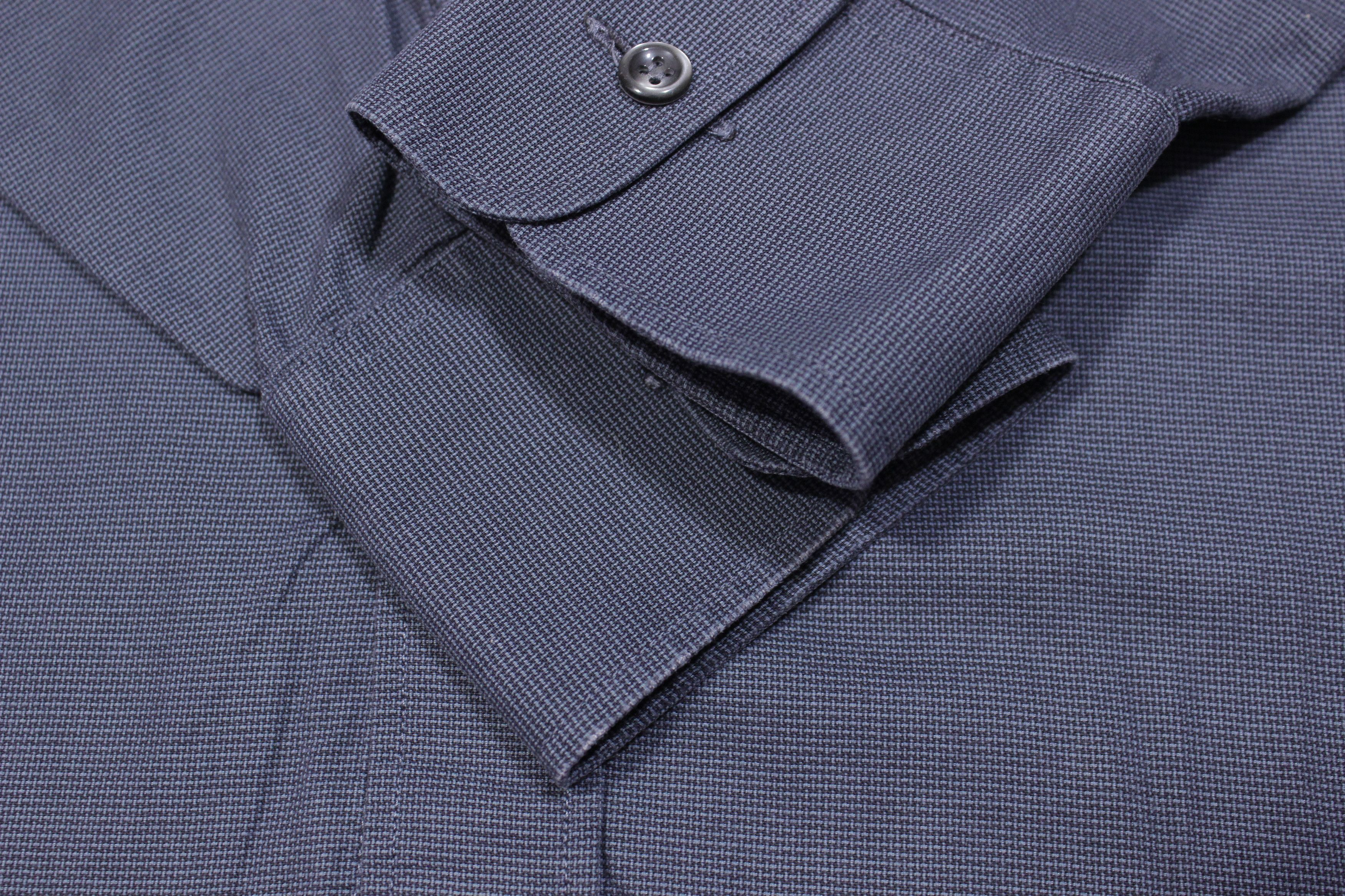 Yves Saint Laurent 90S YSL Logo Plaid Textured Shirt Vintage Size US L / EU 52-54 / 3 - 7 Thumbnail