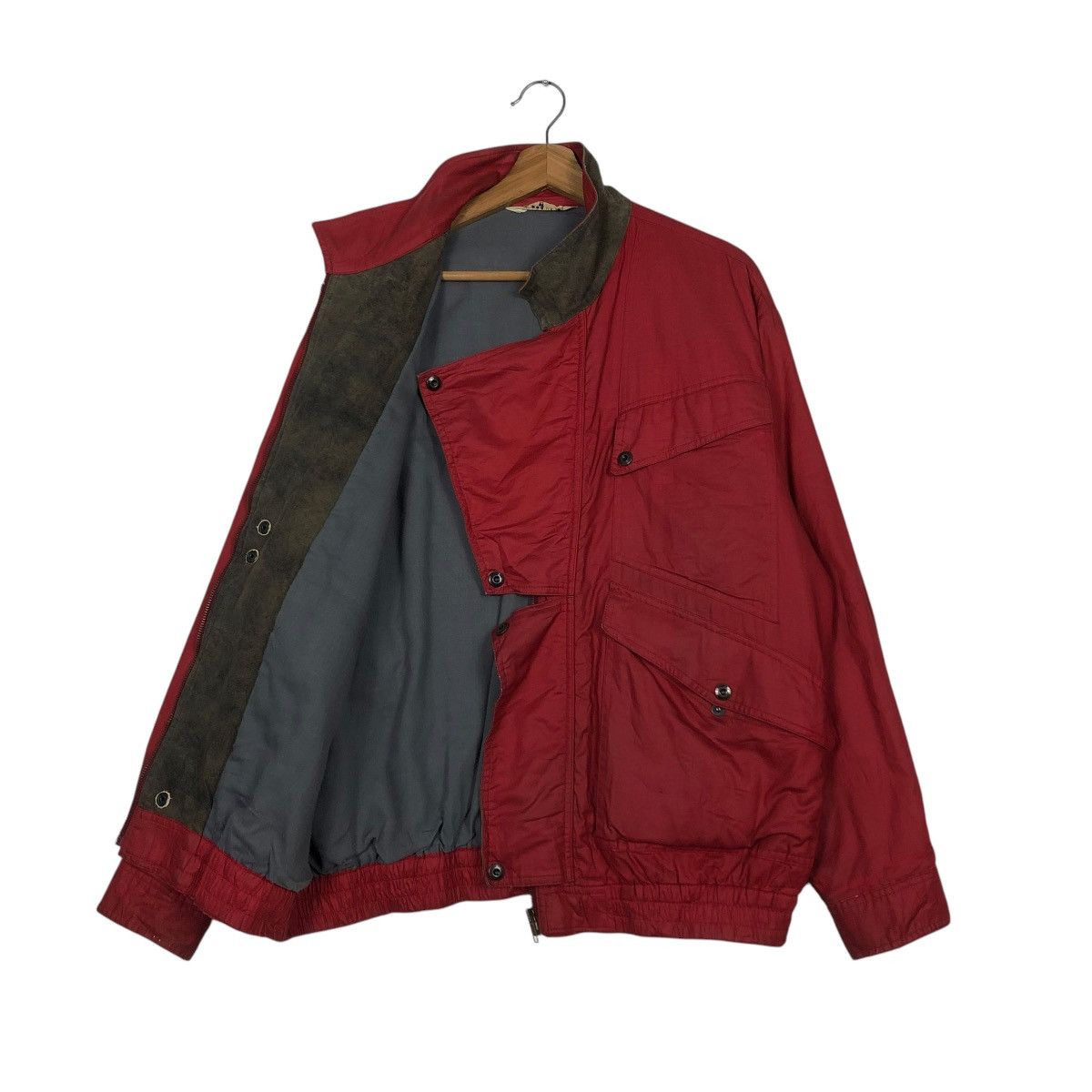 Japanese Brand 🔥VINTAGE BOMBER JACKET CARMINA JAPAN ISSEY MIYAKE Size US L / EU 52-54 / 3 - 13 Thumbnail