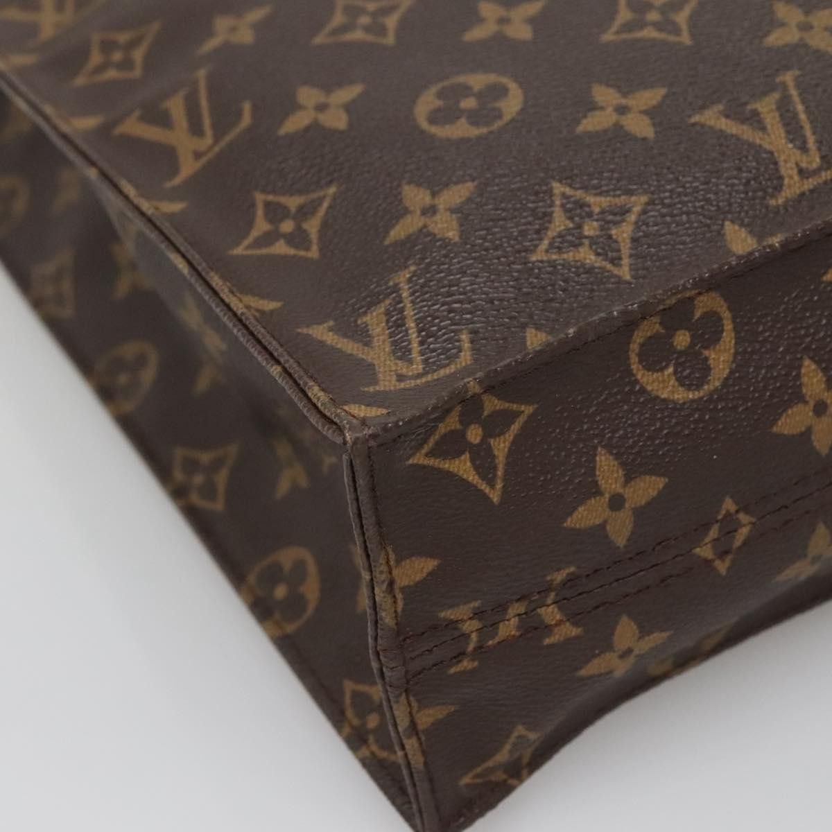 Louis Vuitton LOUIS VUITTON Monogram Sac Plat Hand Bag M51140 Size ONE SIZE - 14 Thumbnail