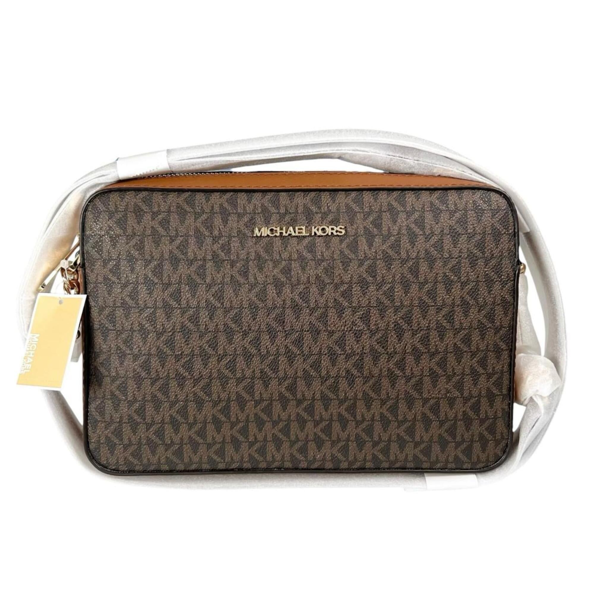 Michael Kors Michael Kors Jet Set Travel Medium Leather Chain Shoulder Bag, Brown (55H3RBN) Size ONE SIZE - 1 Thumbnail
