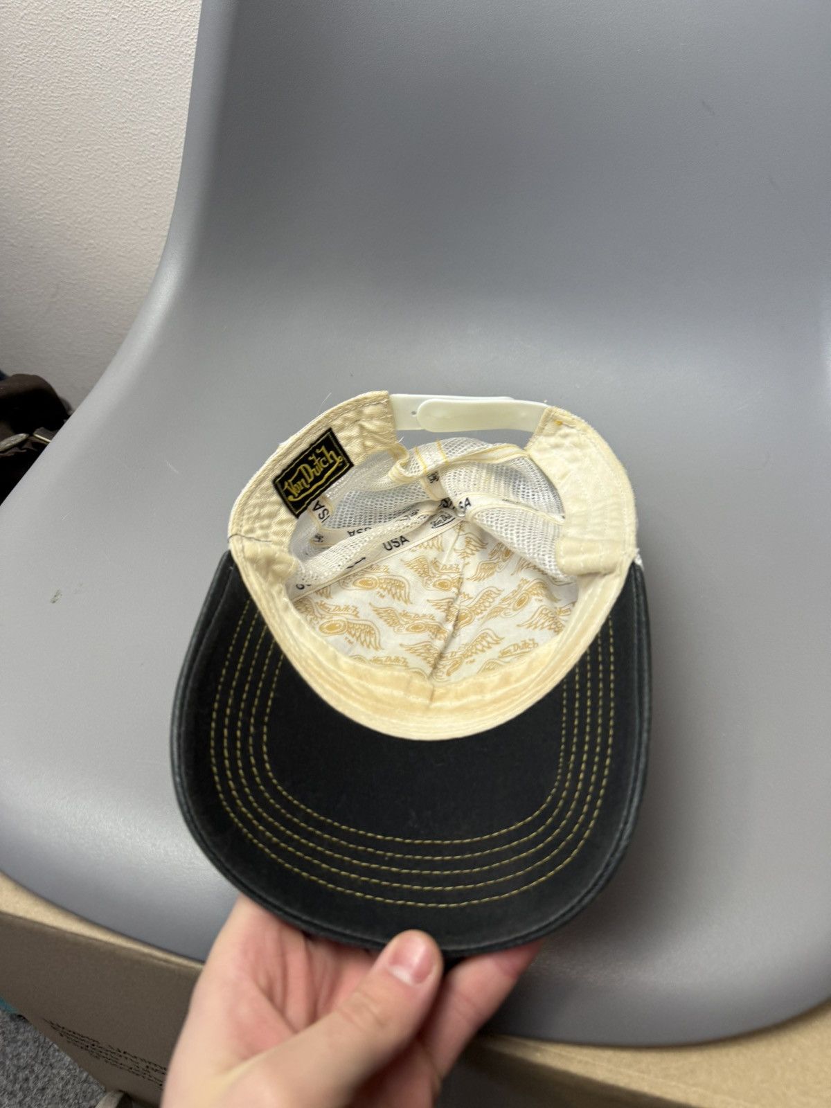 Von Dutch Vintage Von Dutch USA trucker cap hat Y2K Size ONE SIZE - 10 Thumbnail