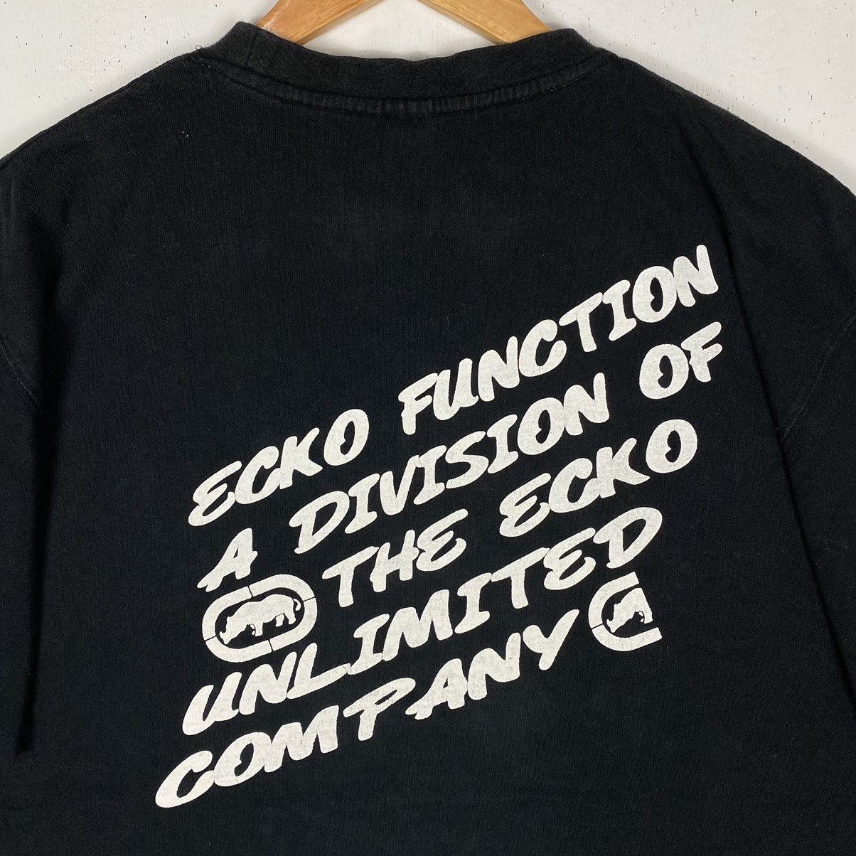 Ecko Unltd. × Vintage Vintage 00's ECKO FUNCTION Embroidery Big Logo Hip-Hop Tee Size US L / EU 52-54 / 3 - 8 Thumbnail