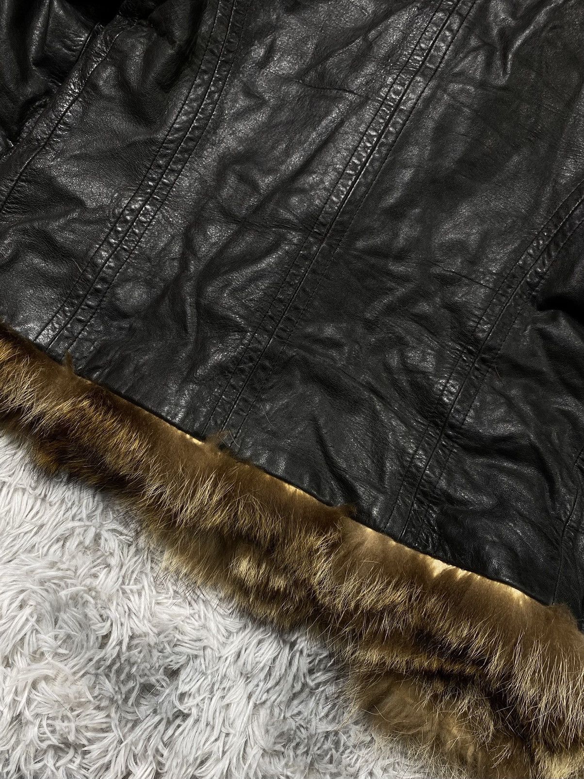 Dolce & Gabbana × Leather × Vintage Dolce & Gabbana Shearling Leather Jacket | Japanese Brand Size M / US 6-8 / IT 42-44 - 7 Thumbnail