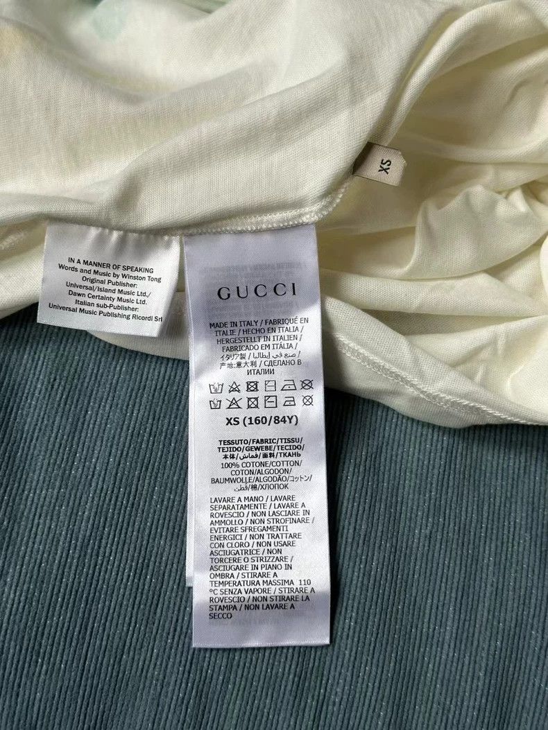 Gucci Gucci Graffiti ink-splashed short sleeves 2501-Nextarrow Size US XS / EU 42 / 0 - 3 Thumbnail