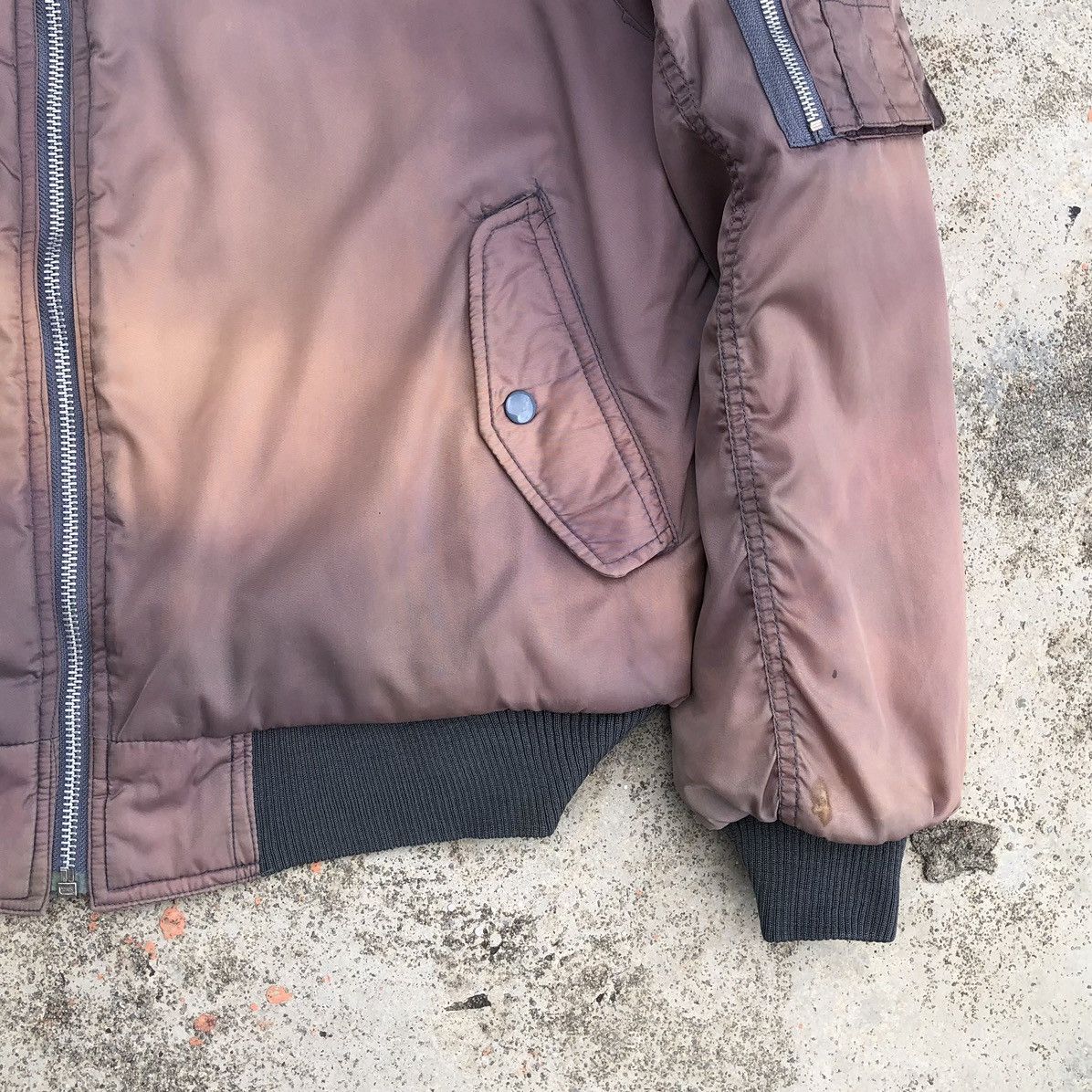 Vintage Vintage Sun Faded U.S.Air Force Tomcat Ma-1 Bomber Jacket Size US L / EU 52-54 / 3 - 6 Thumbnail