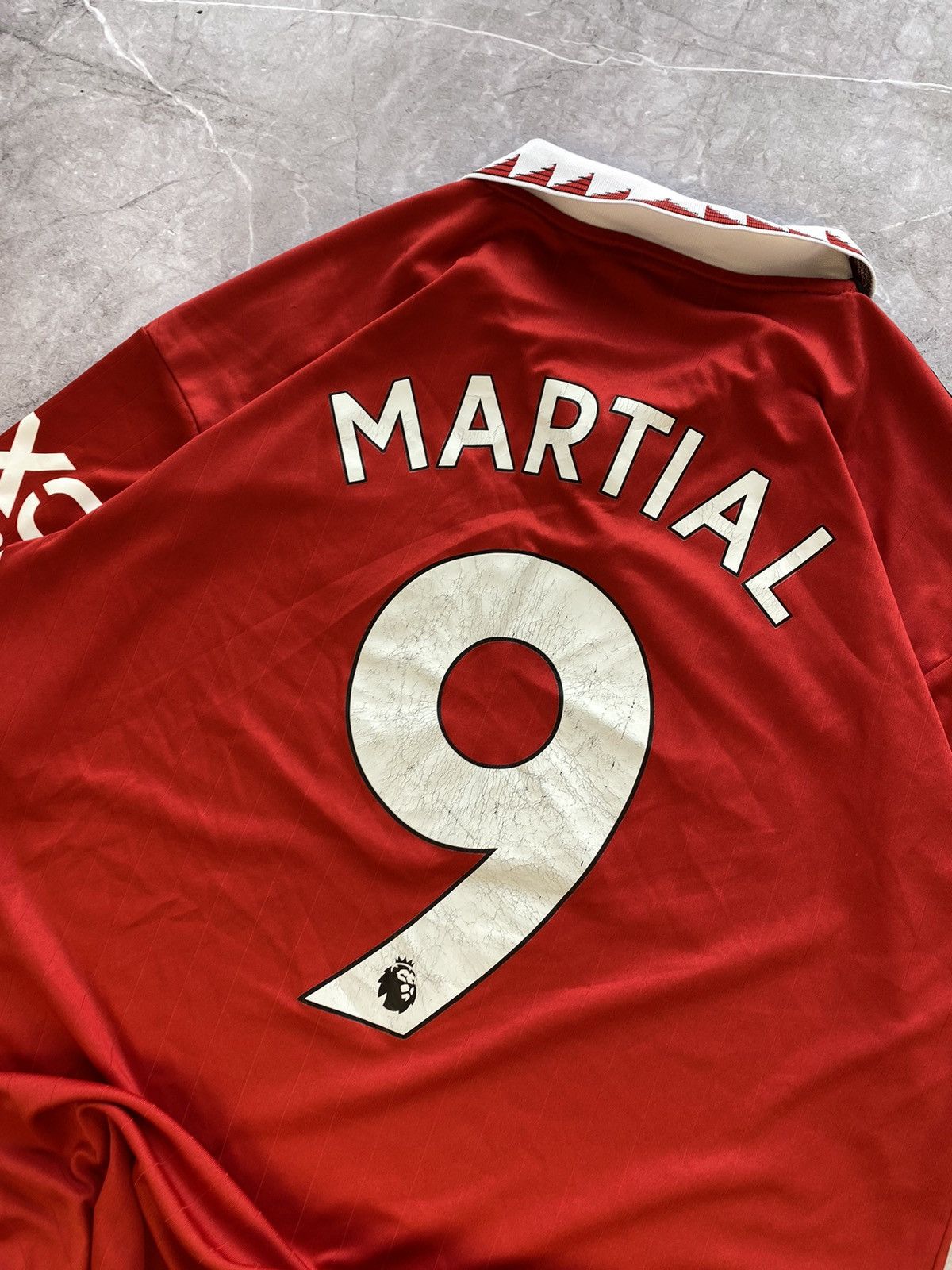 Adidas × Vintage Adidas Manchester United #11 Martial 2022 UEFA Soccer Jersey Size US M / EU 48-50 / 2 - 11 Thumbnail