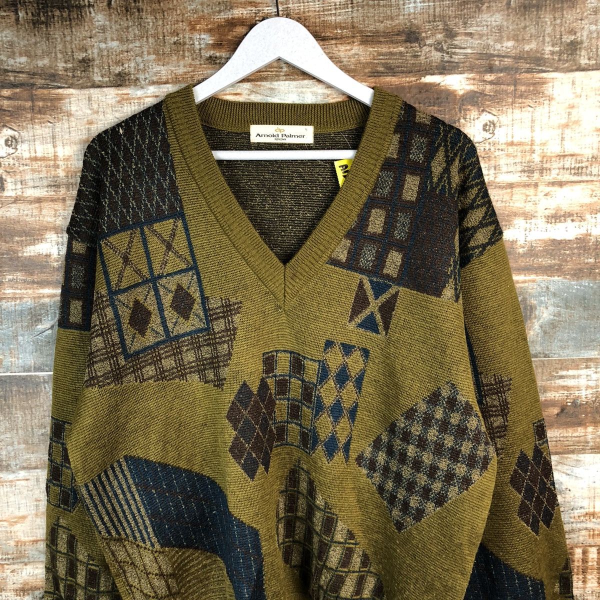 Vintage Arnold Reborn vintage Green Knitwear #A1246 Size US L / EU 52-54 / 3 - 5 Thumbnail