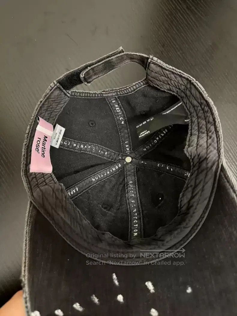 Martine Rose Martine Rose destroys making old baseball caps. Size ONE SIZE - 2 Thumbnail