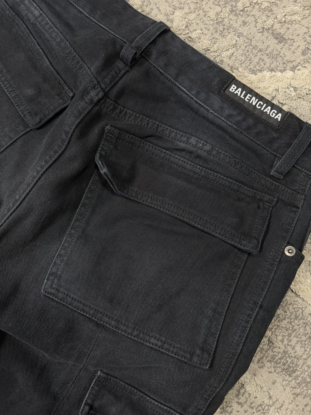Balenciaga Balenciaga Convertible Flare Cargo Denim Size US 34 / EU 50 - 5 Thumbnail