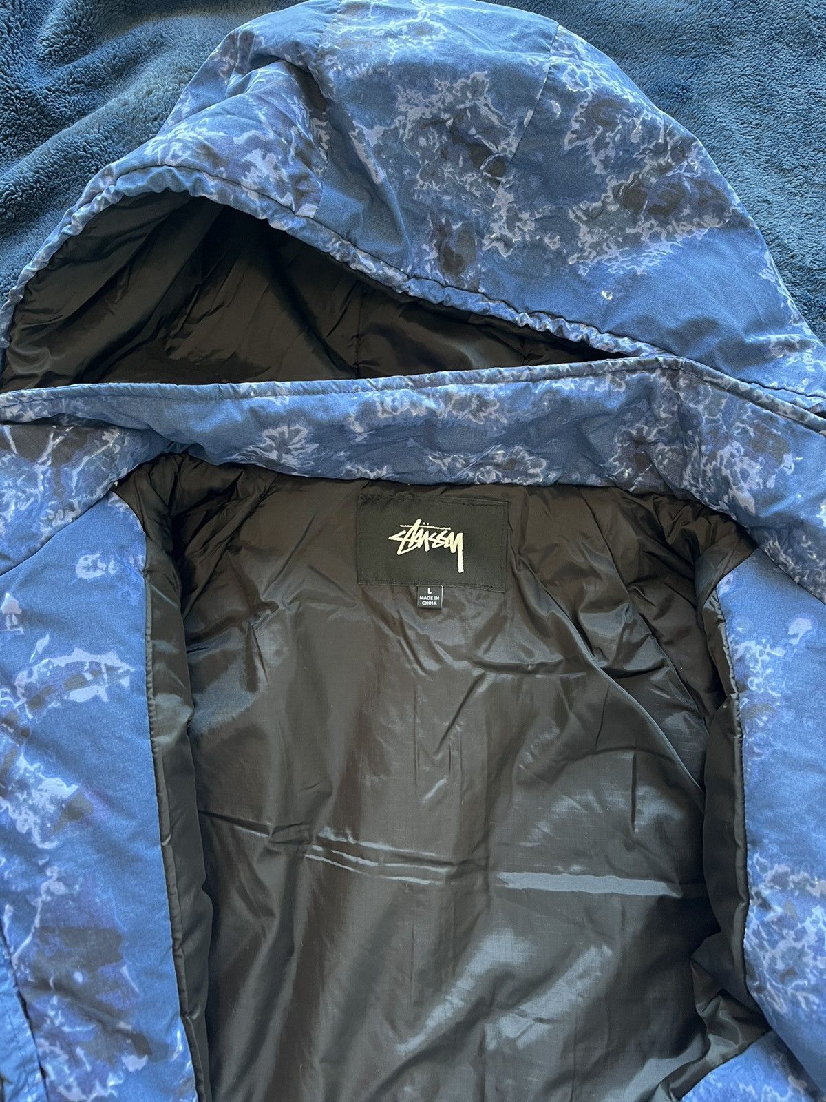 Stussy Stussy Insulated Tie Dye Puffer Jacket Size US L / EU 52-54 / 3 - 5 Thumbnail