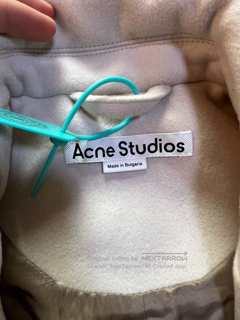 Acne Studios Acne Studios Cream Women's Pilot Barn Style Wool Jacket Size 4XL / US 24-26 - 3 Thumbnail