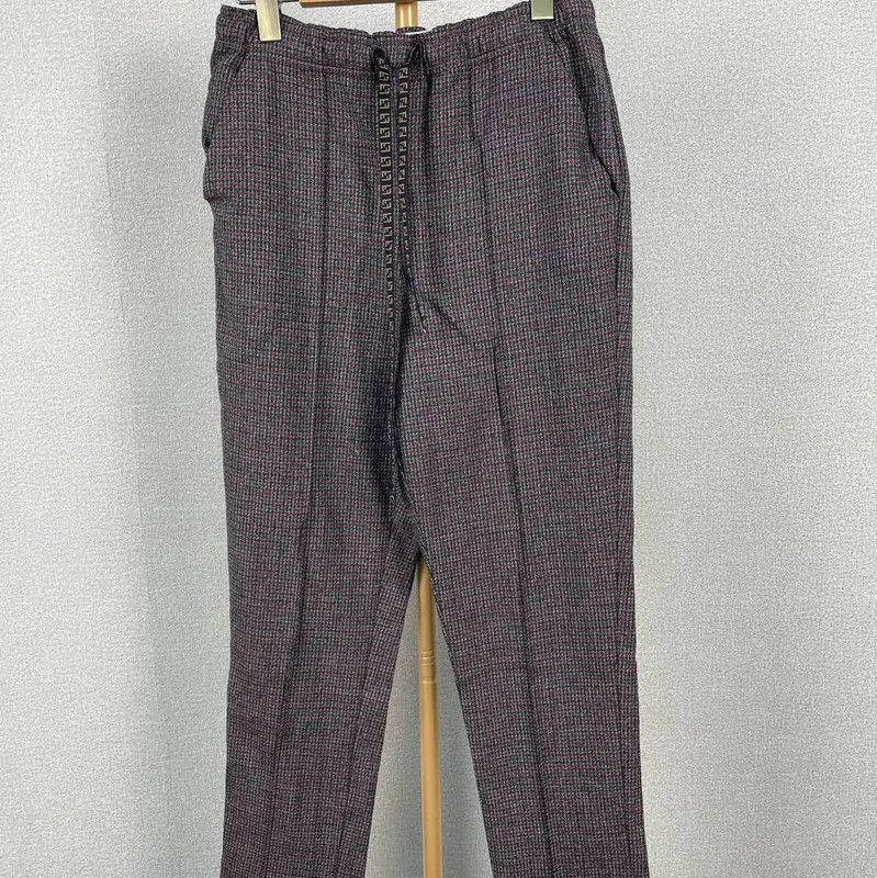 Fendi Fendi Gray Cotton Casual Pants for Women 0089 Size 23" - 1 Thumbnail