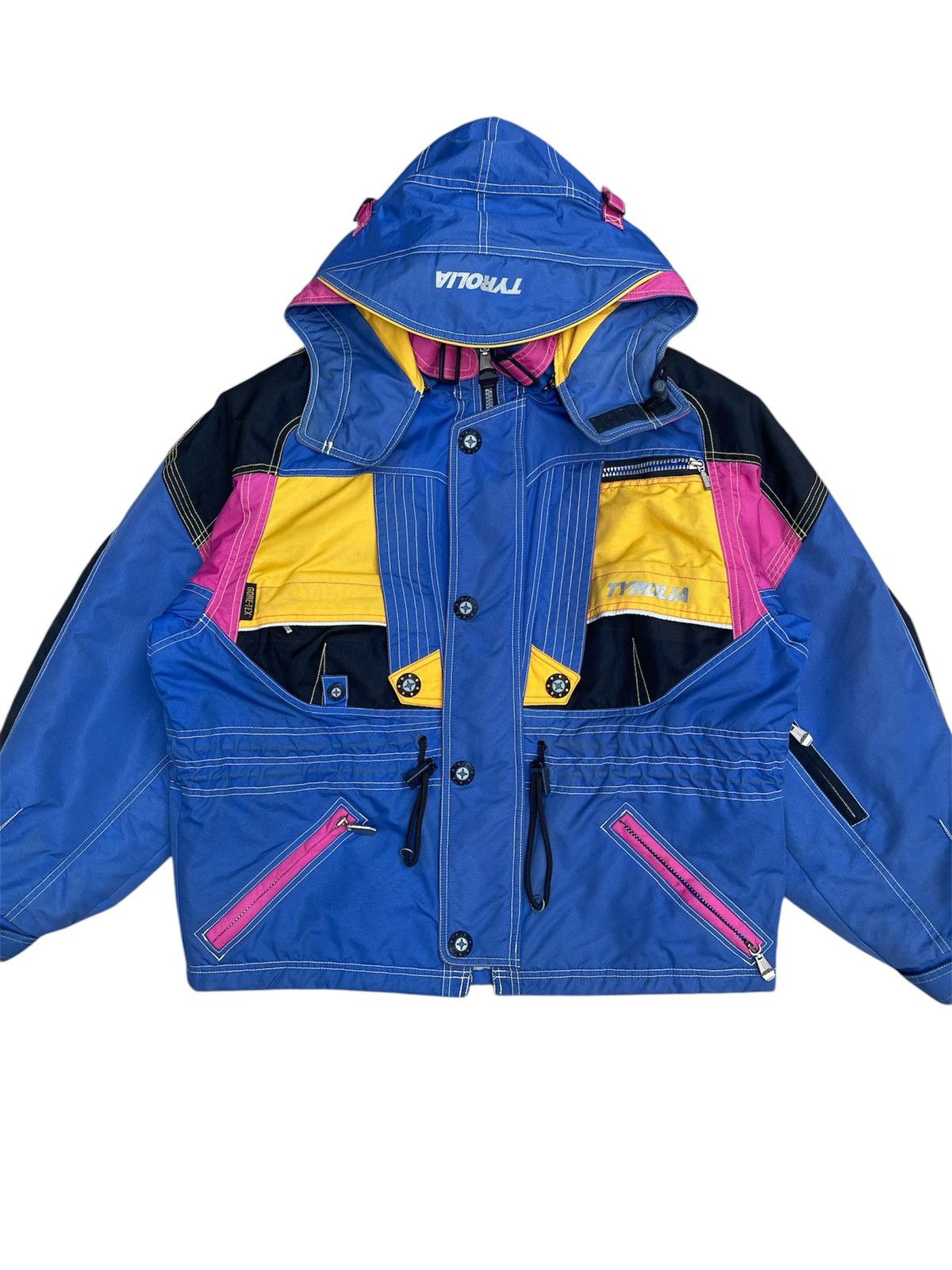 Japanese Brand Vintage Tyrolia Goretex Ski Hood Jacket Size US L / EU 52-54 / 3 - 3 Thumbnail