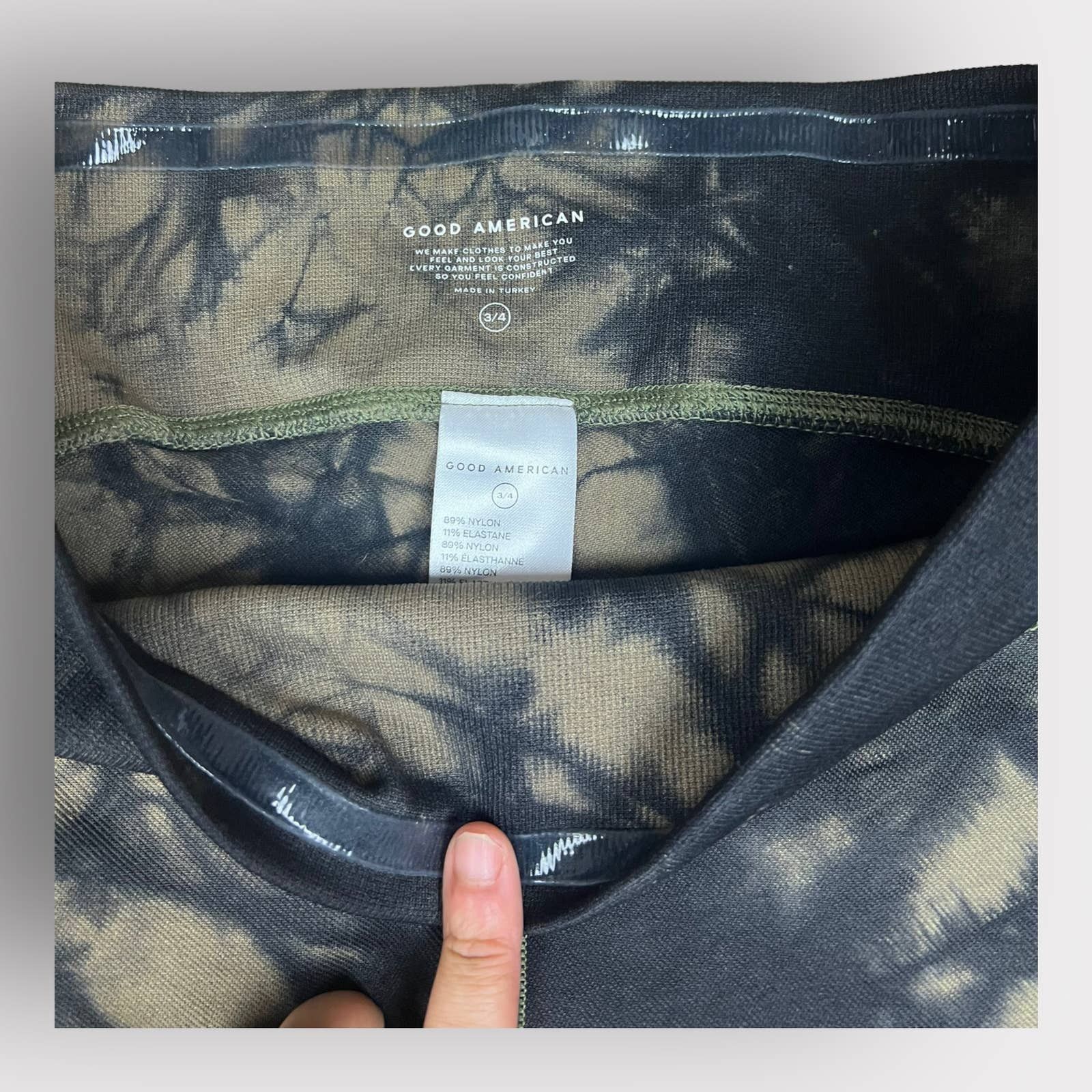 Nordstrom Good American | Agave Tie Dye Good Waist Leggings Size 32" / US 10 / IT 46 - 6 Thumbnail