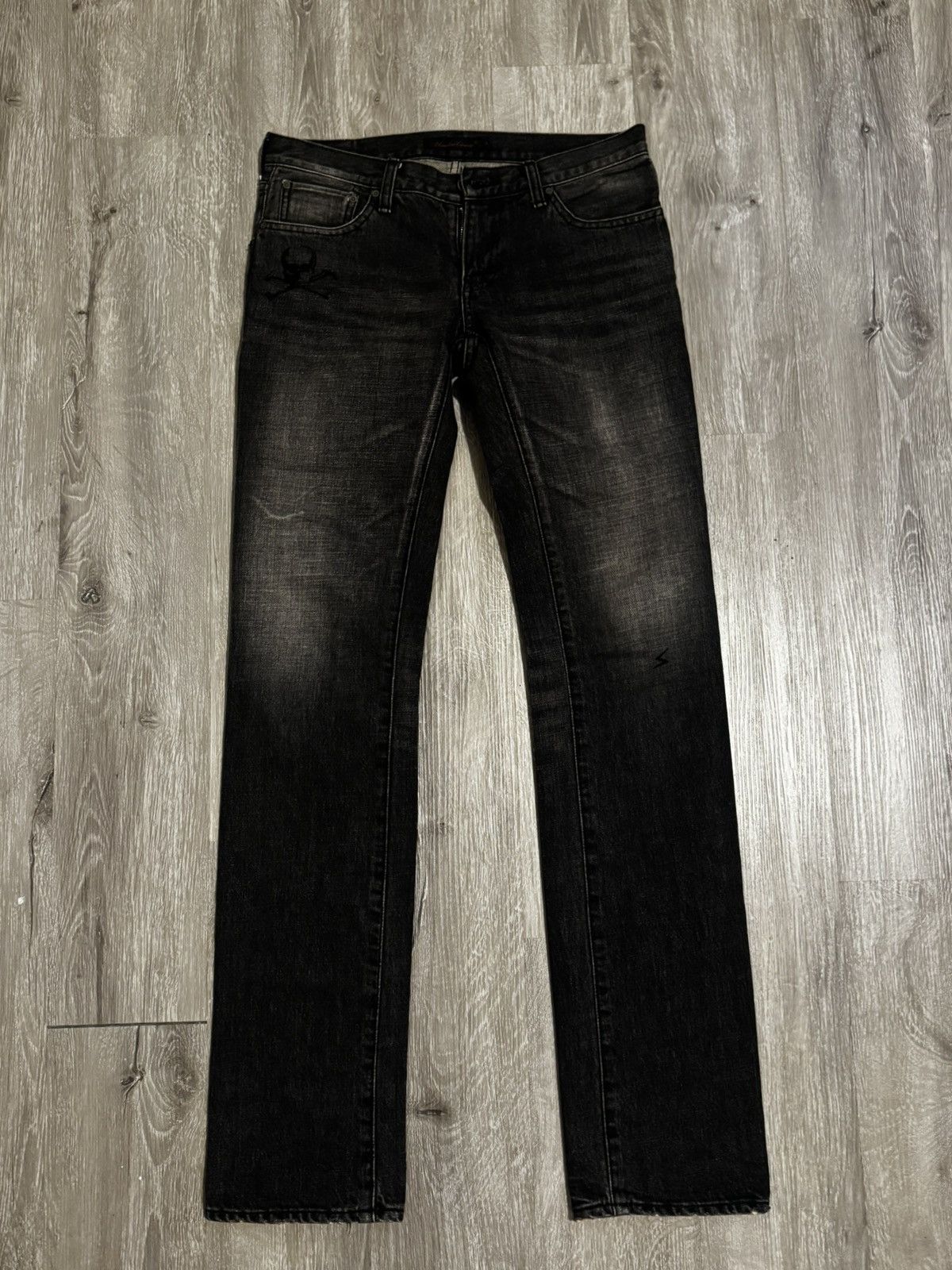 Undercover Undercover AW05 Skull Denim Size 29" - 1 Thumbnail
