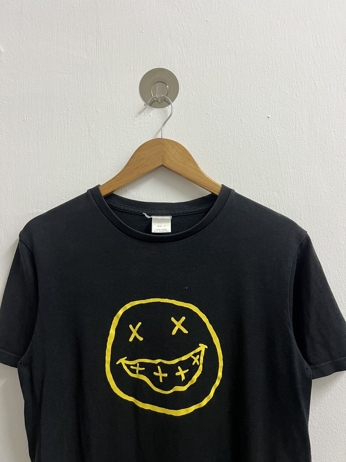 Number (N)ine Vintage Number (N)ine Nirvana smiley Shirt Size US M / EU 48-50 / 2 - 2 Thumbnail