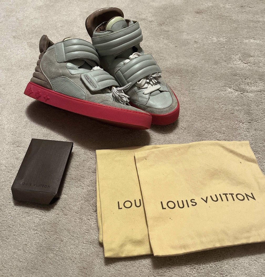 image of Kanye West x Louis Vuitton Kanye X Louis Vuitton Jasper Shoes in Grey, Men's (Size 8.5)