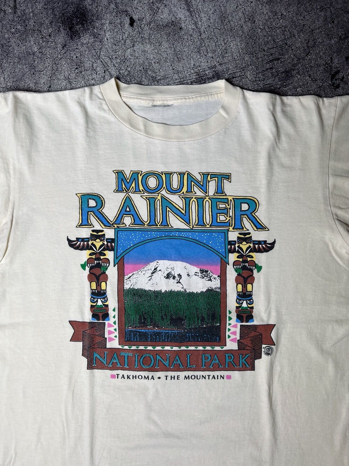 Vintage Vintage 90s tee Single stitch Size US L / EU 52-54 / 3 - 2 Thumbnail